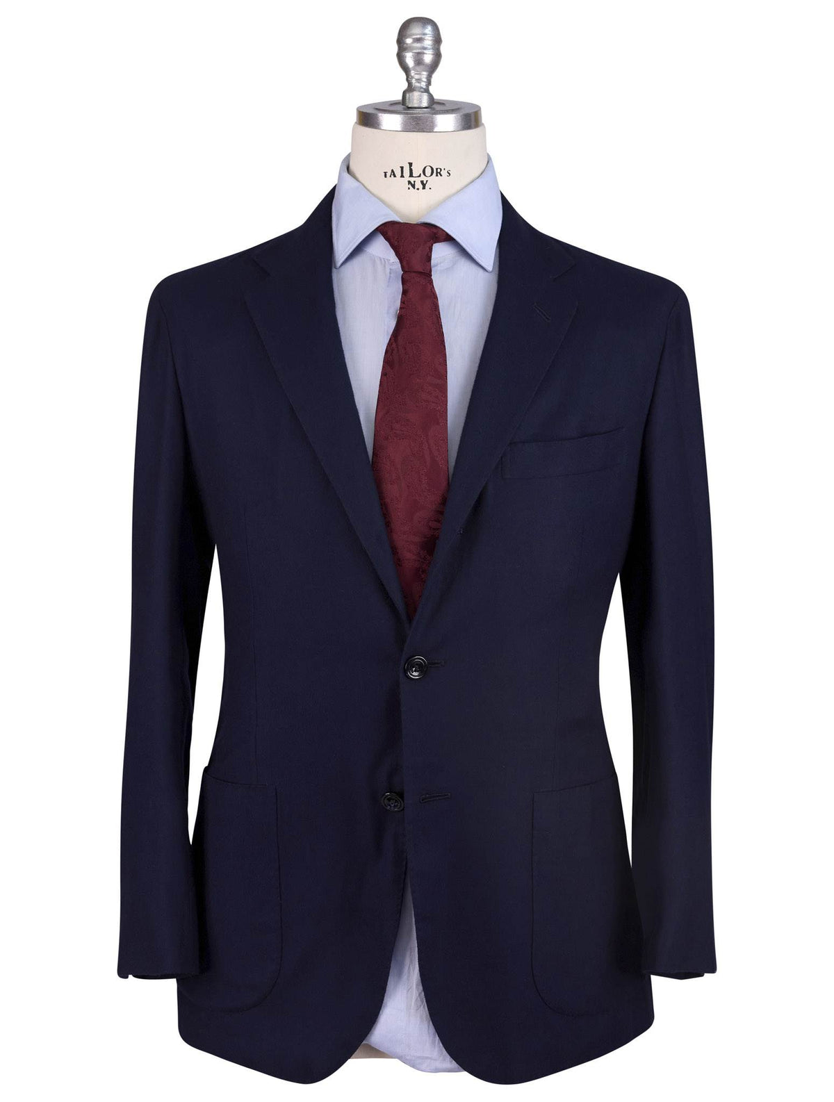 Kiton Kiton Blue Vicuna Perù Silk Blazer Blue 000
