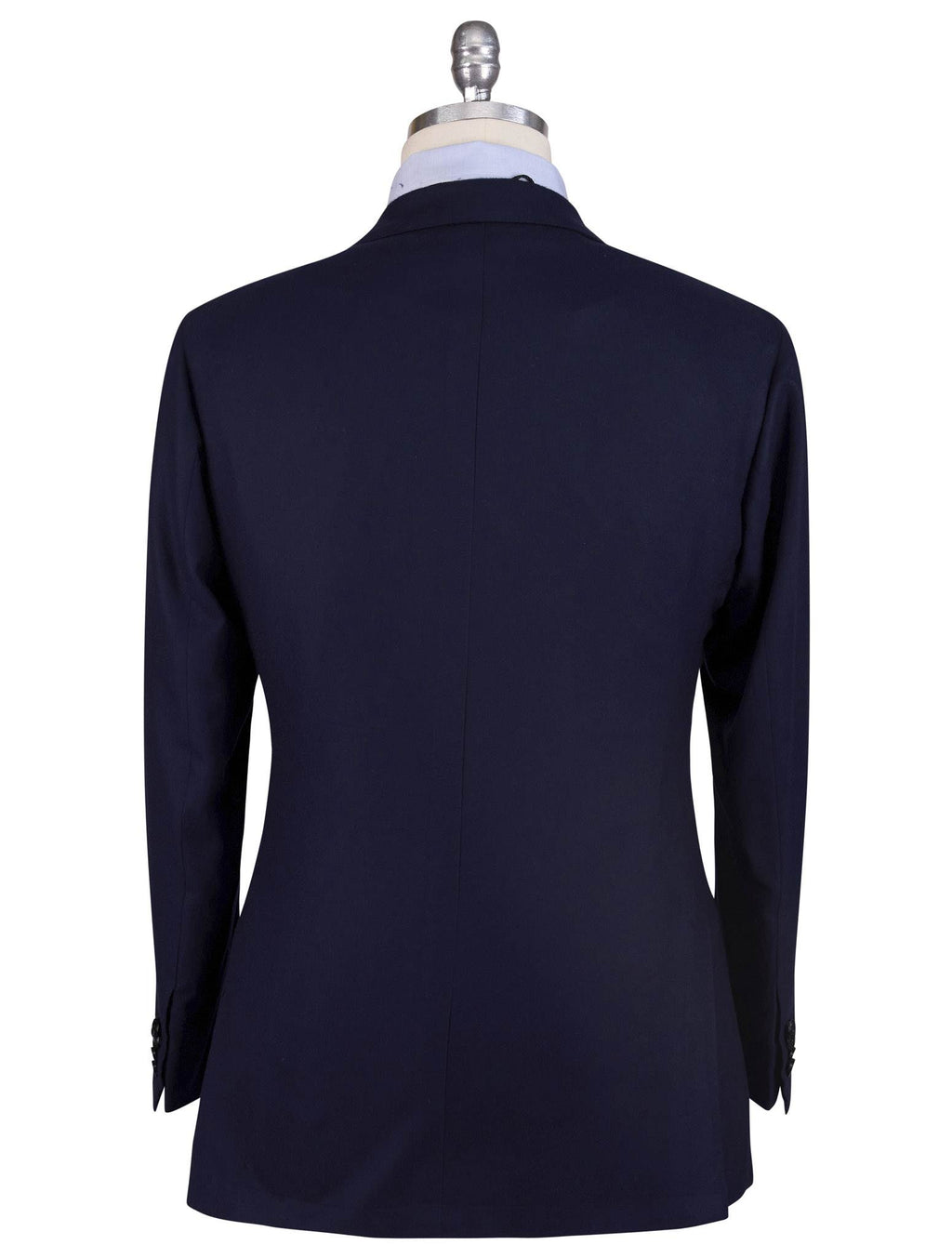 Kiton Blue Vicuna Perù Silk Blazer