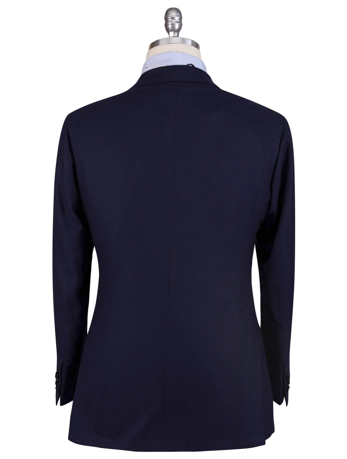 Kiton Blue Vicuna Perù Silk Blazer