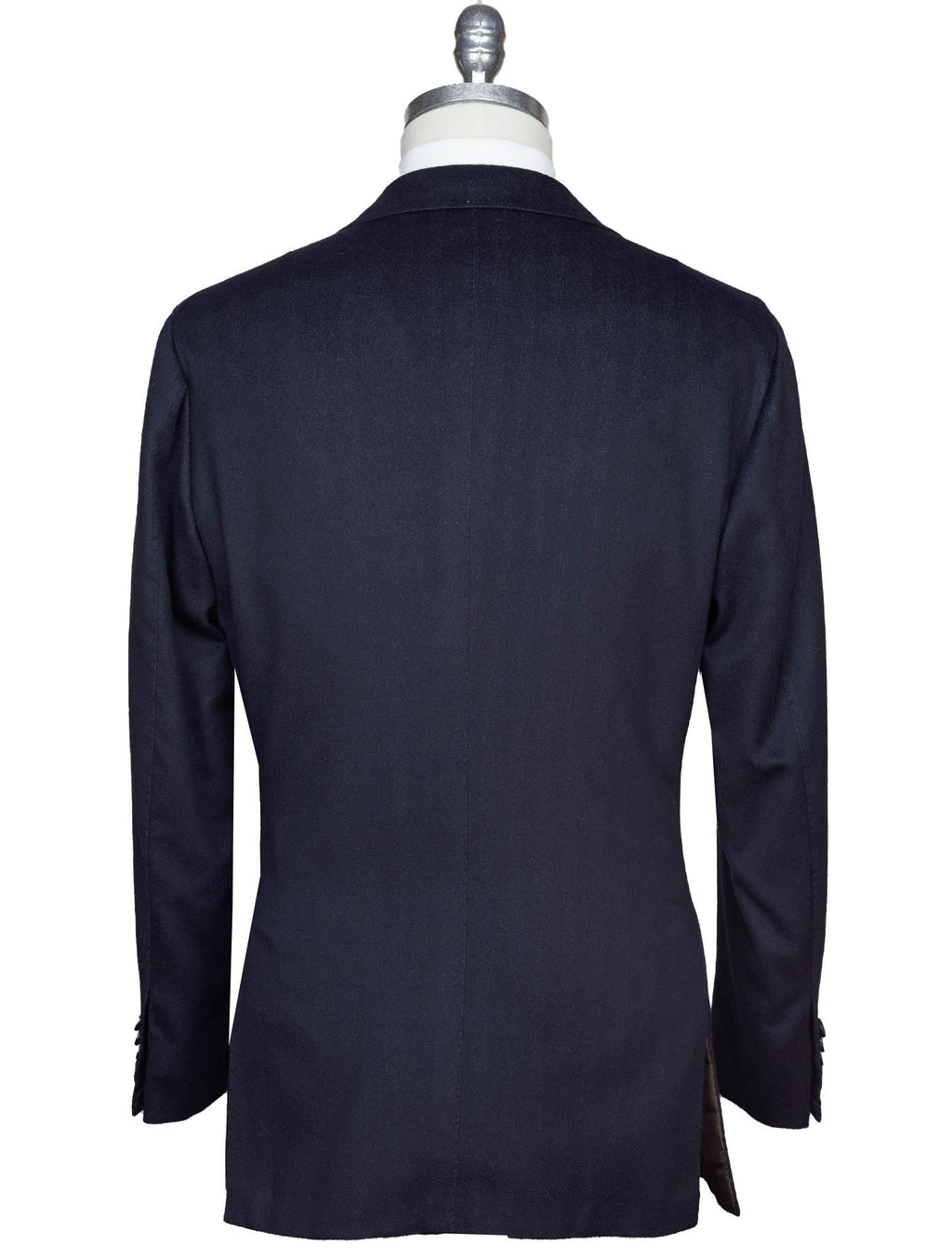 Kiton Blue Vicuna Peru Silk Blazer