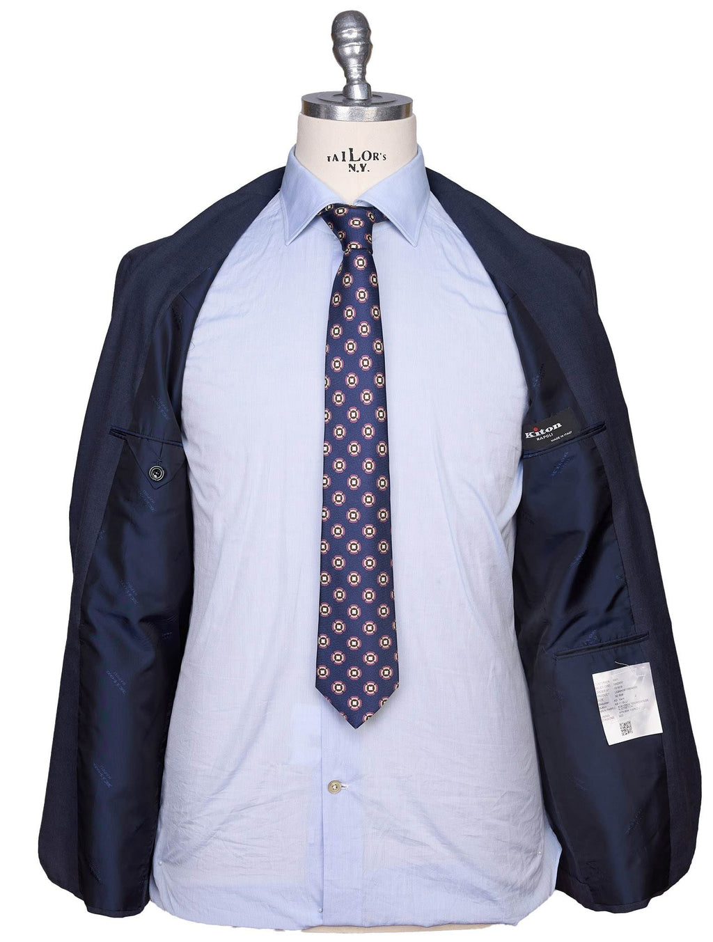 Kiton Blue Cashmere Blazer