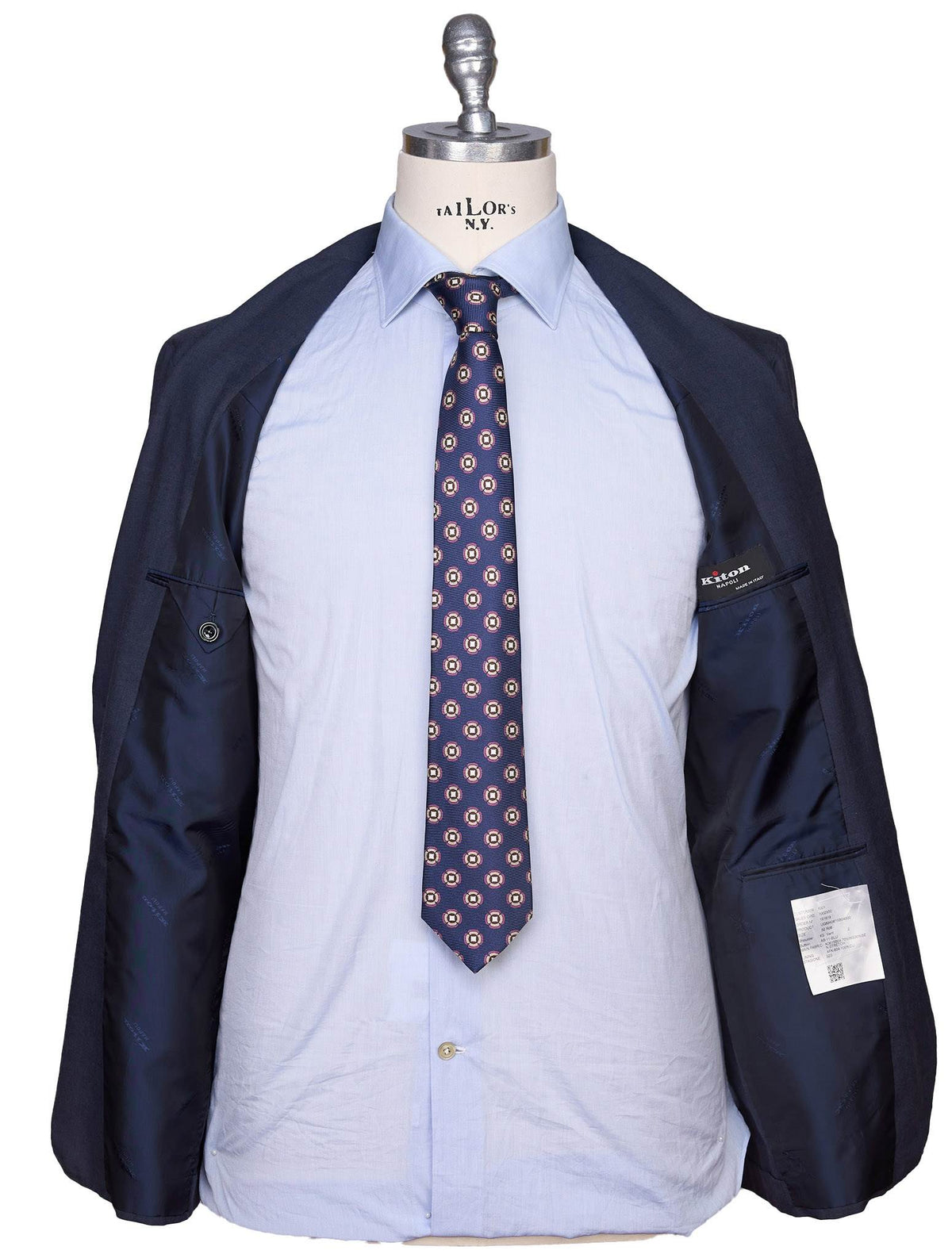 Kiton Blue Cashmere Blazer