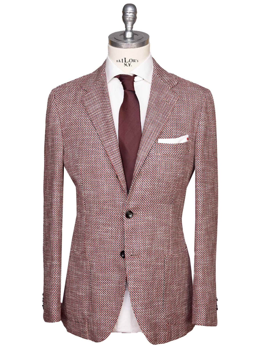 Kiton Kiton Multicolor Cashmere Linen Cotton Silk Blazer Multicolor 000