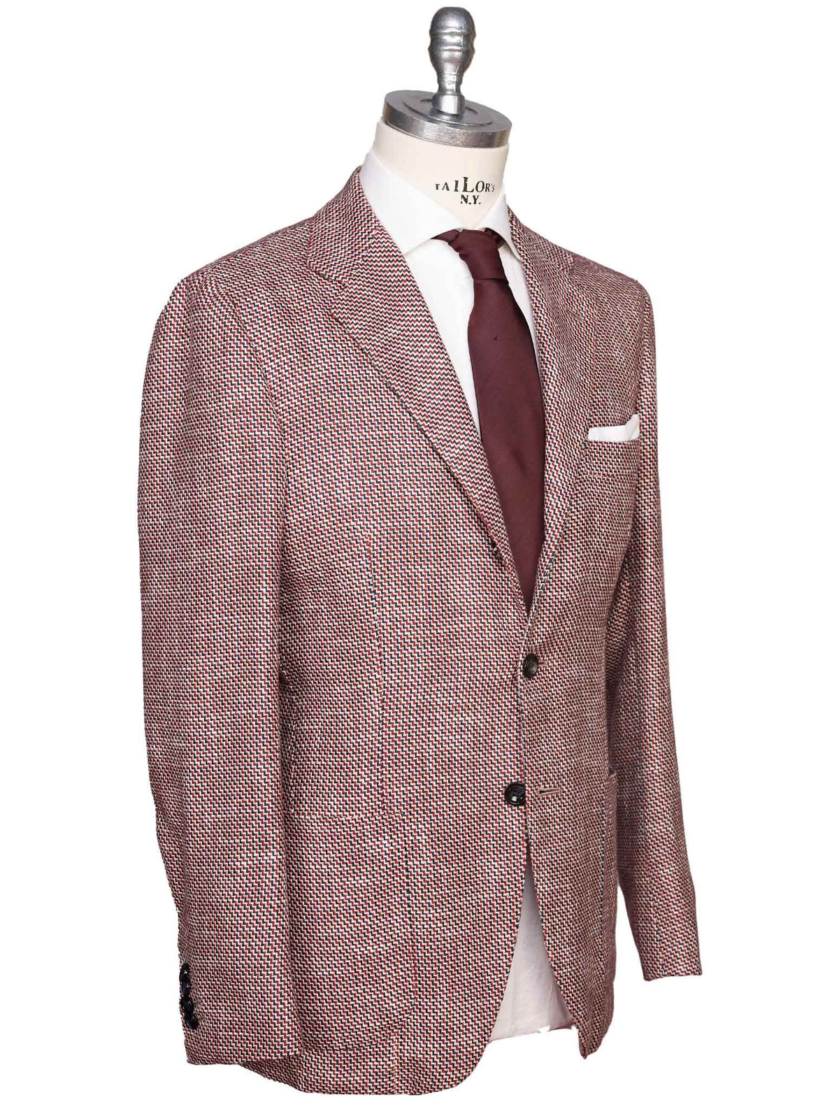 Kiton Kiton Multicolor Cashmere Linen Cotton Silk Blazer Multicolor 001