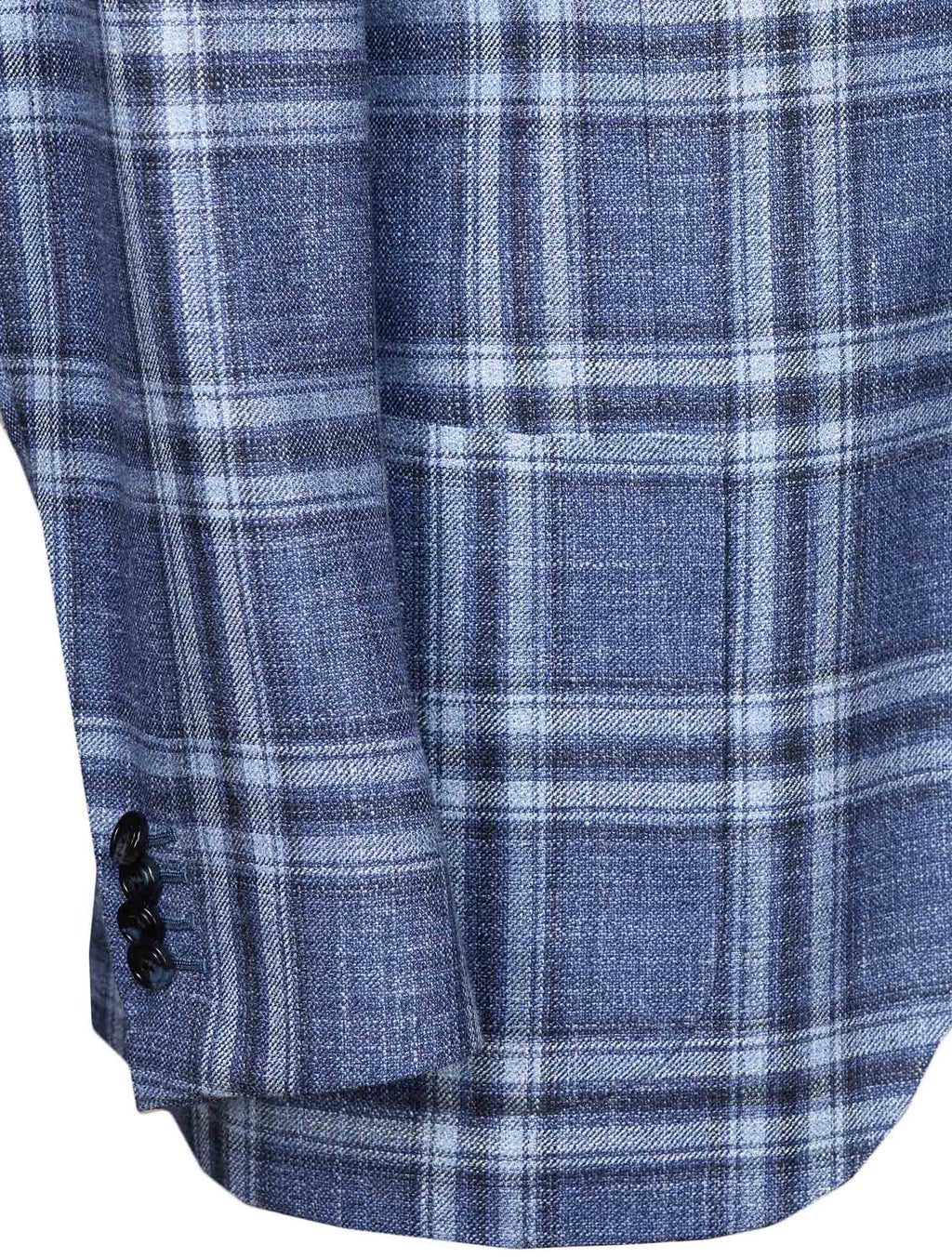 Kiton Multicolor Virgin Wool Silk Linen Blazer