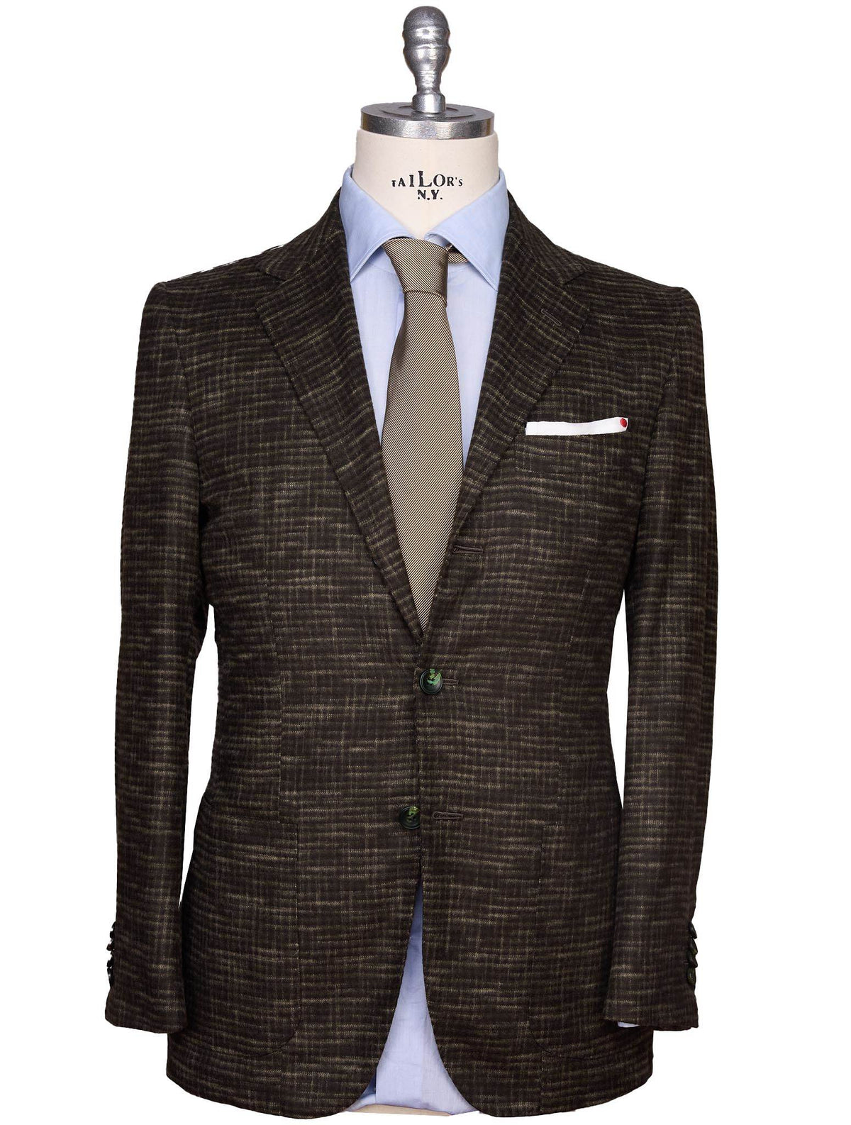 Kiton Multicolor Cashmere Blazer