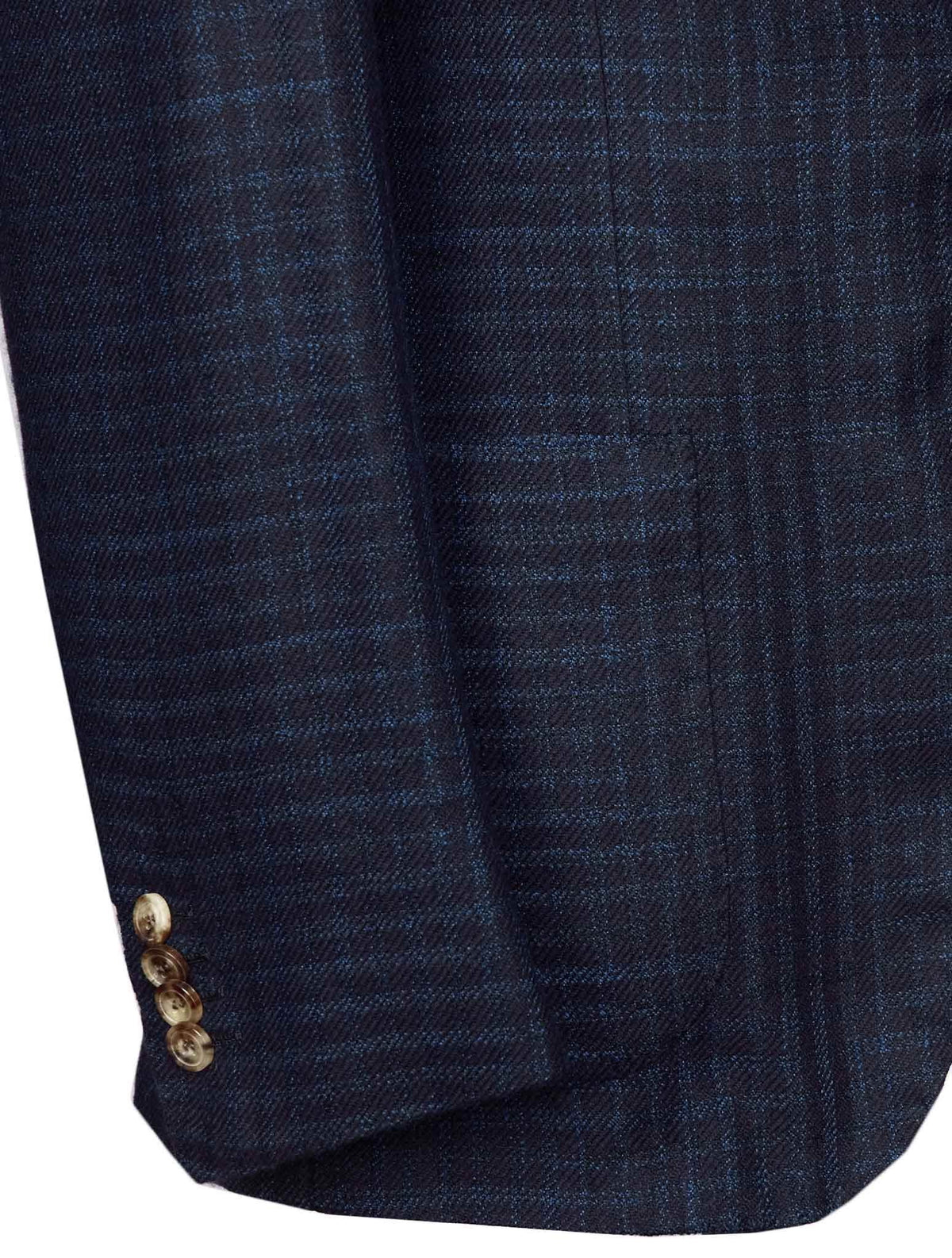 Kiton Multicolor Cashmere Silk Blazer
