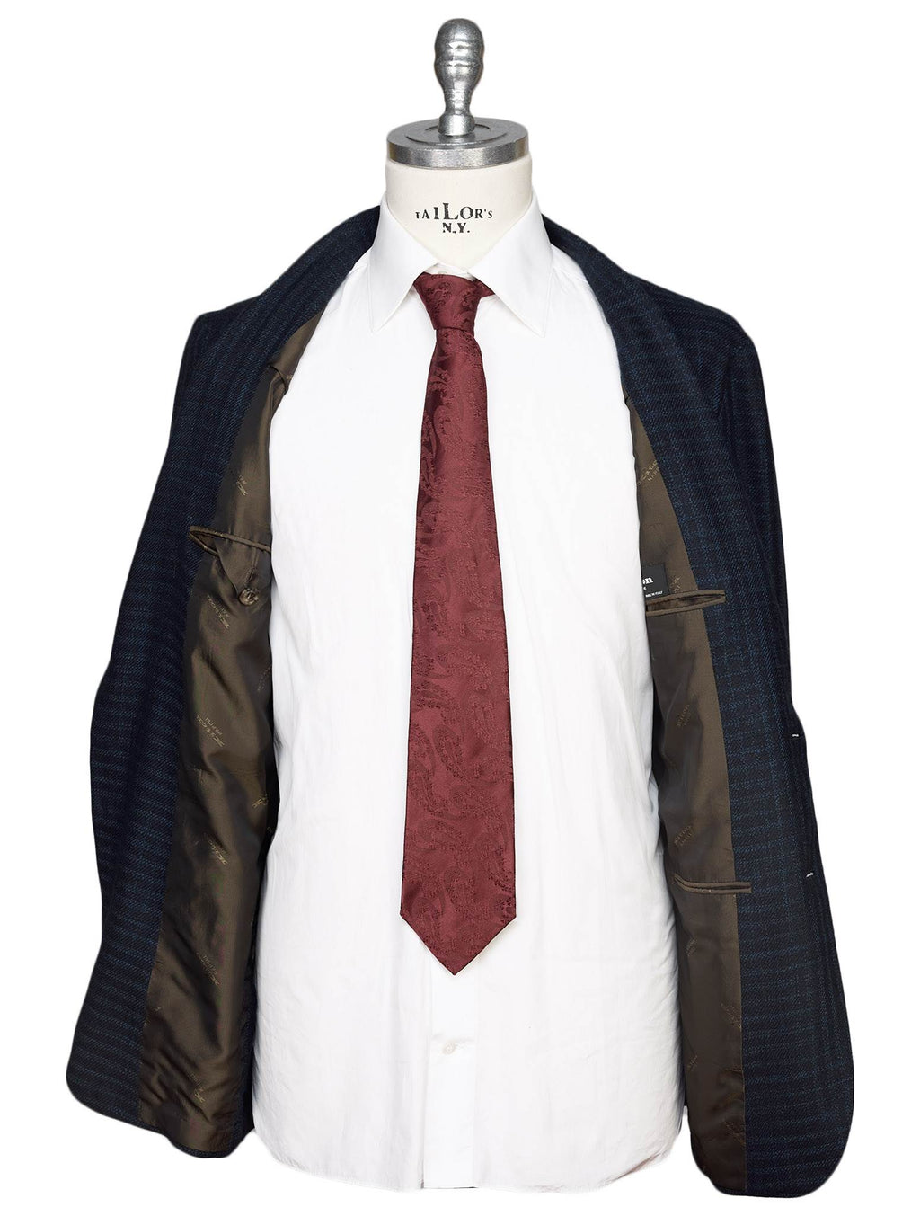 Kiton Multicolor Cashmere Silk Blazer