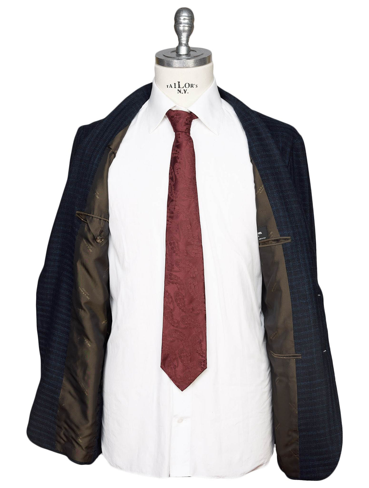 Kiton Multicolor Cashmere Silk Blazer