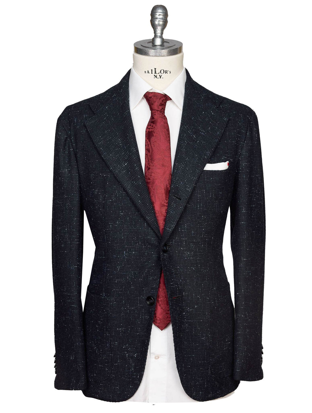 Kiton Blue Cashmere Blazer