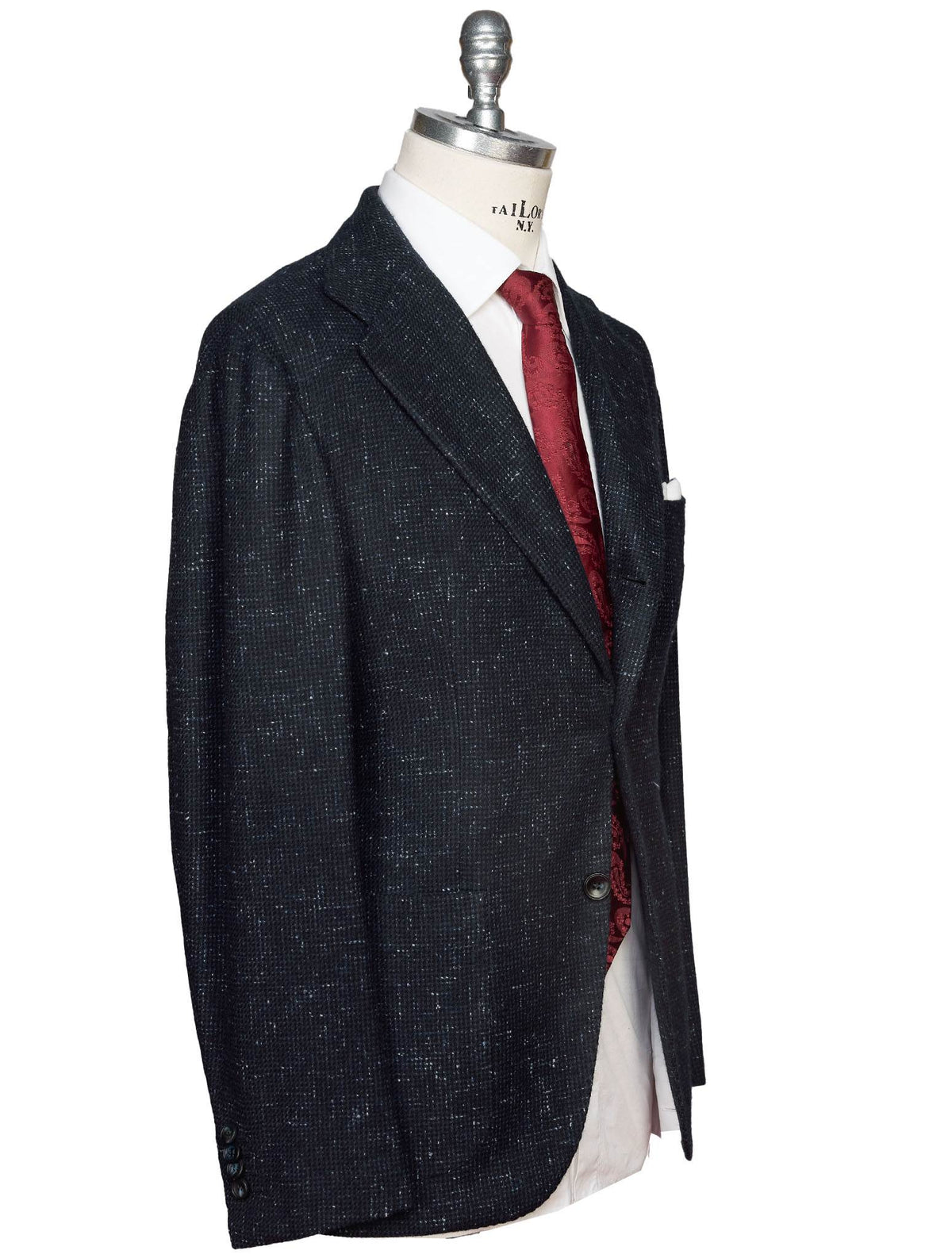 Kiton Kiton Blue Cashmere Blazer Blue 001