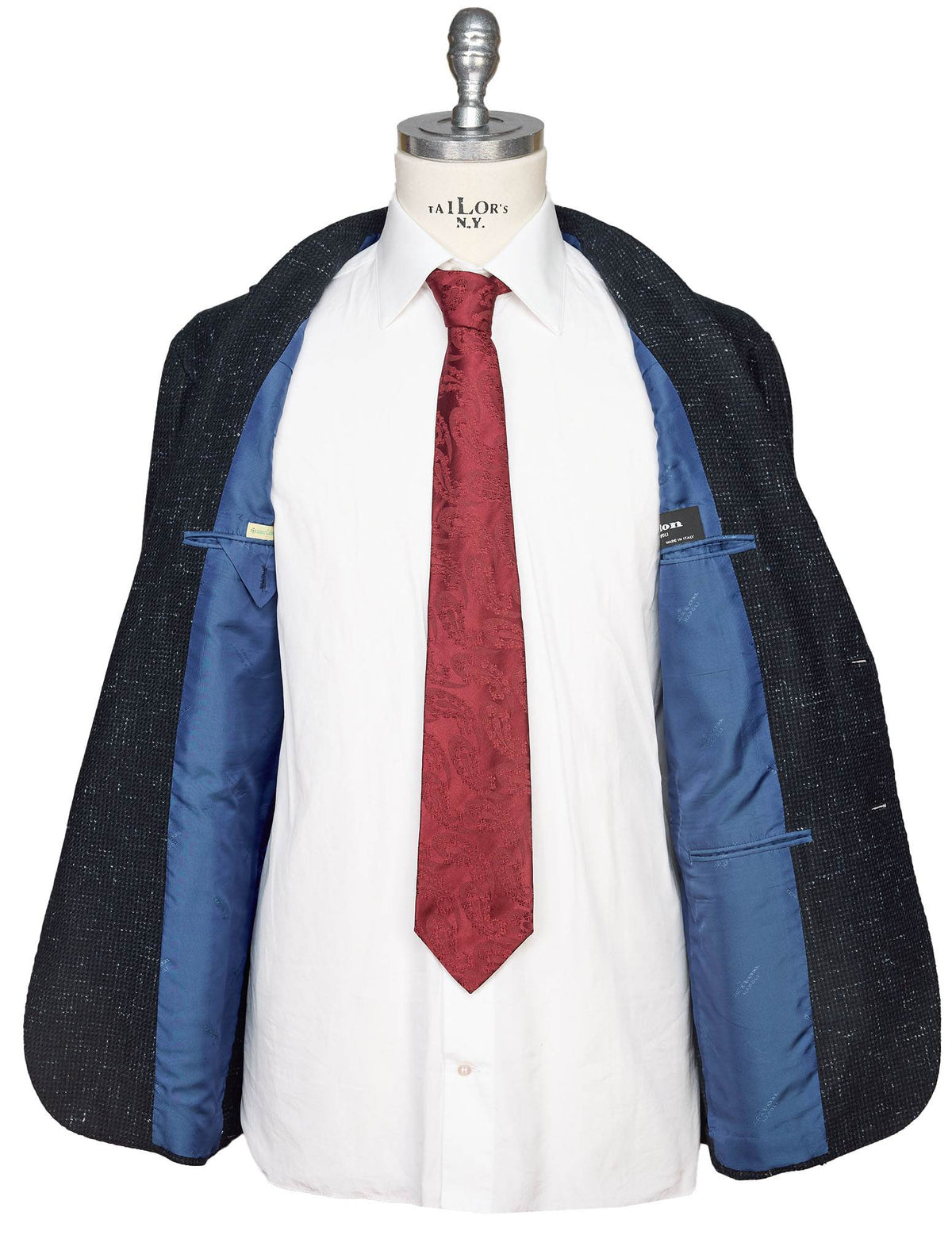 Kiton Blue Cashmere Blazer