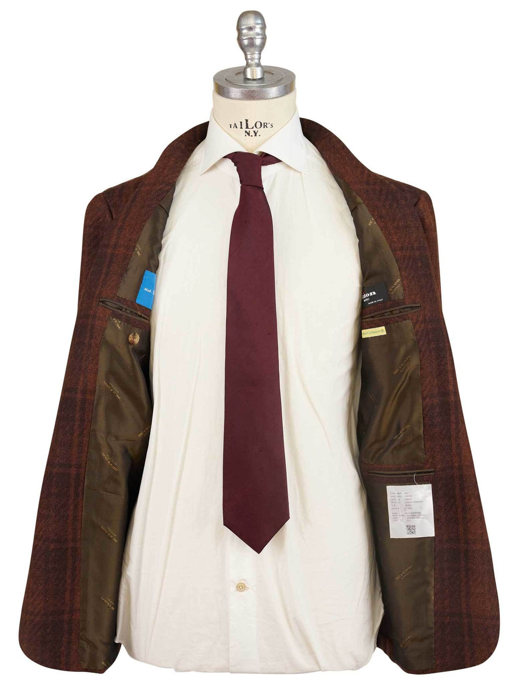 Kiton Brown Cashmere Blazer