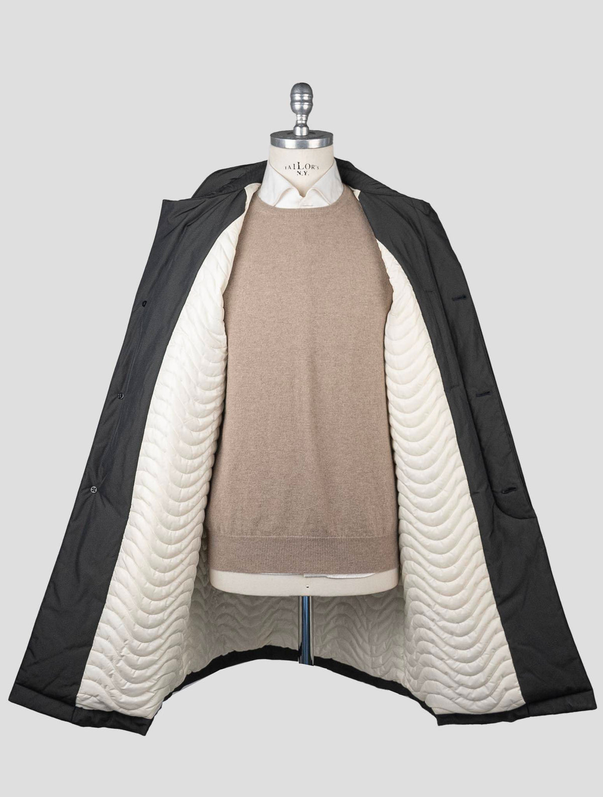 Kiton Gray Pl Coat