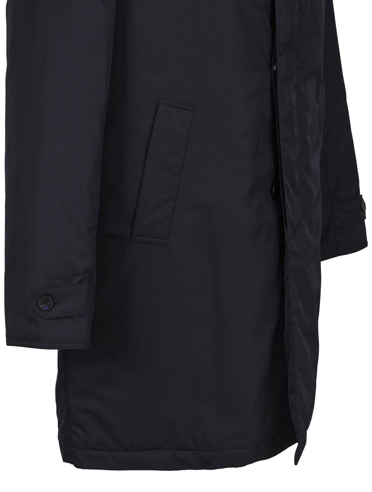 Kiton Knt Blue PL Overcoat