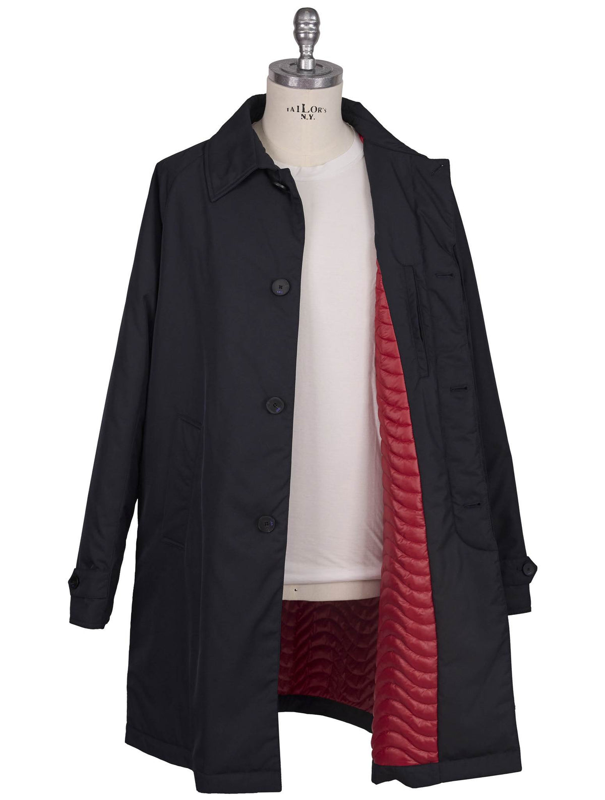 Kiton Knt Blue PL Overcoat