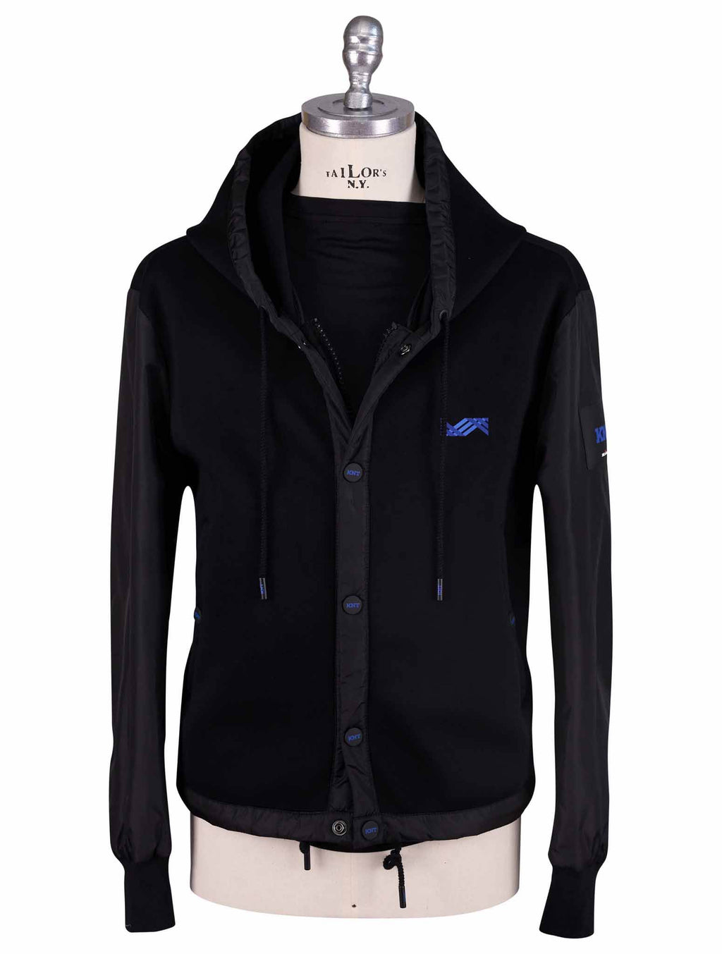 Kiton Knt Black Modal Coat