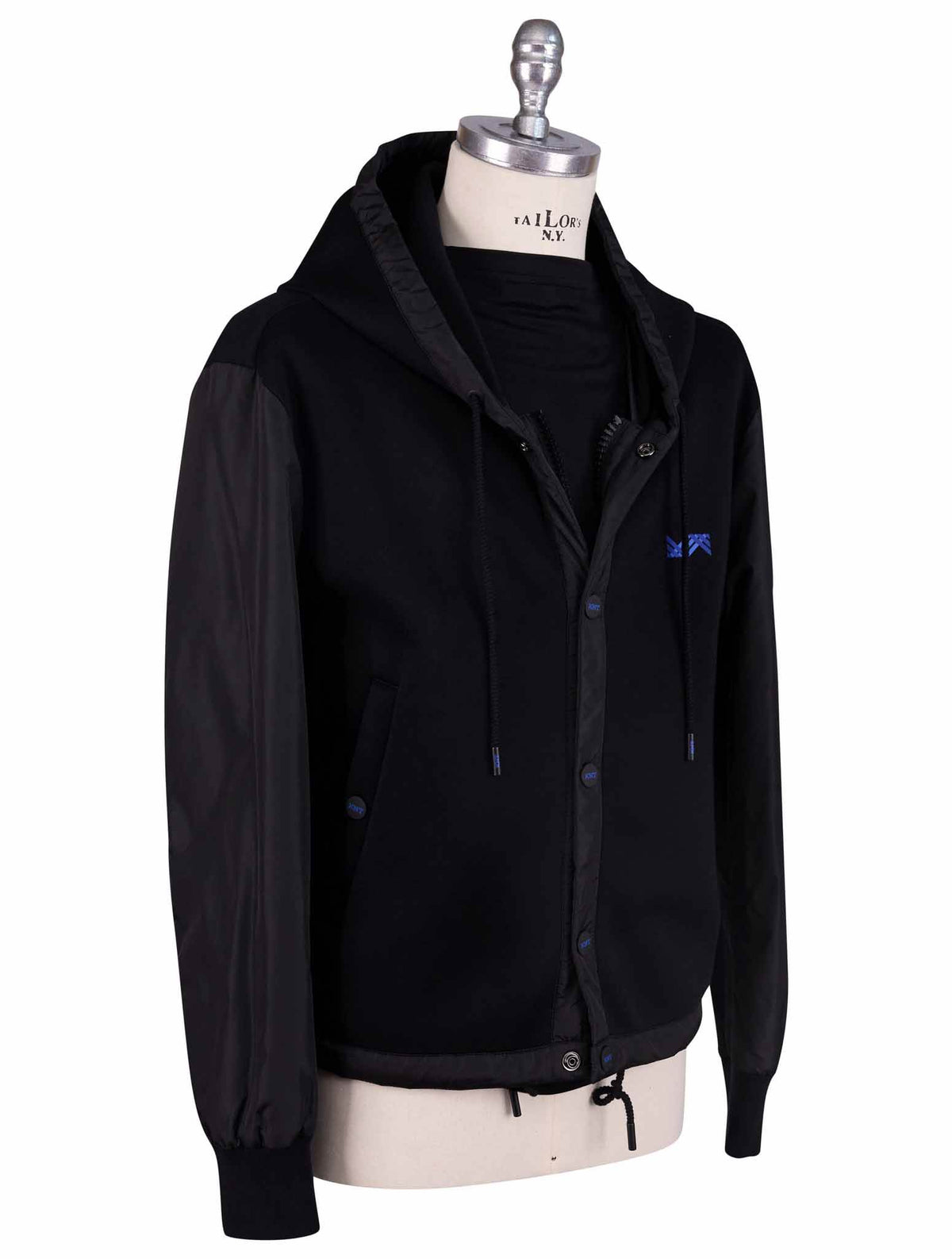KNT Kiton Knt Black Modal Coat Black 001