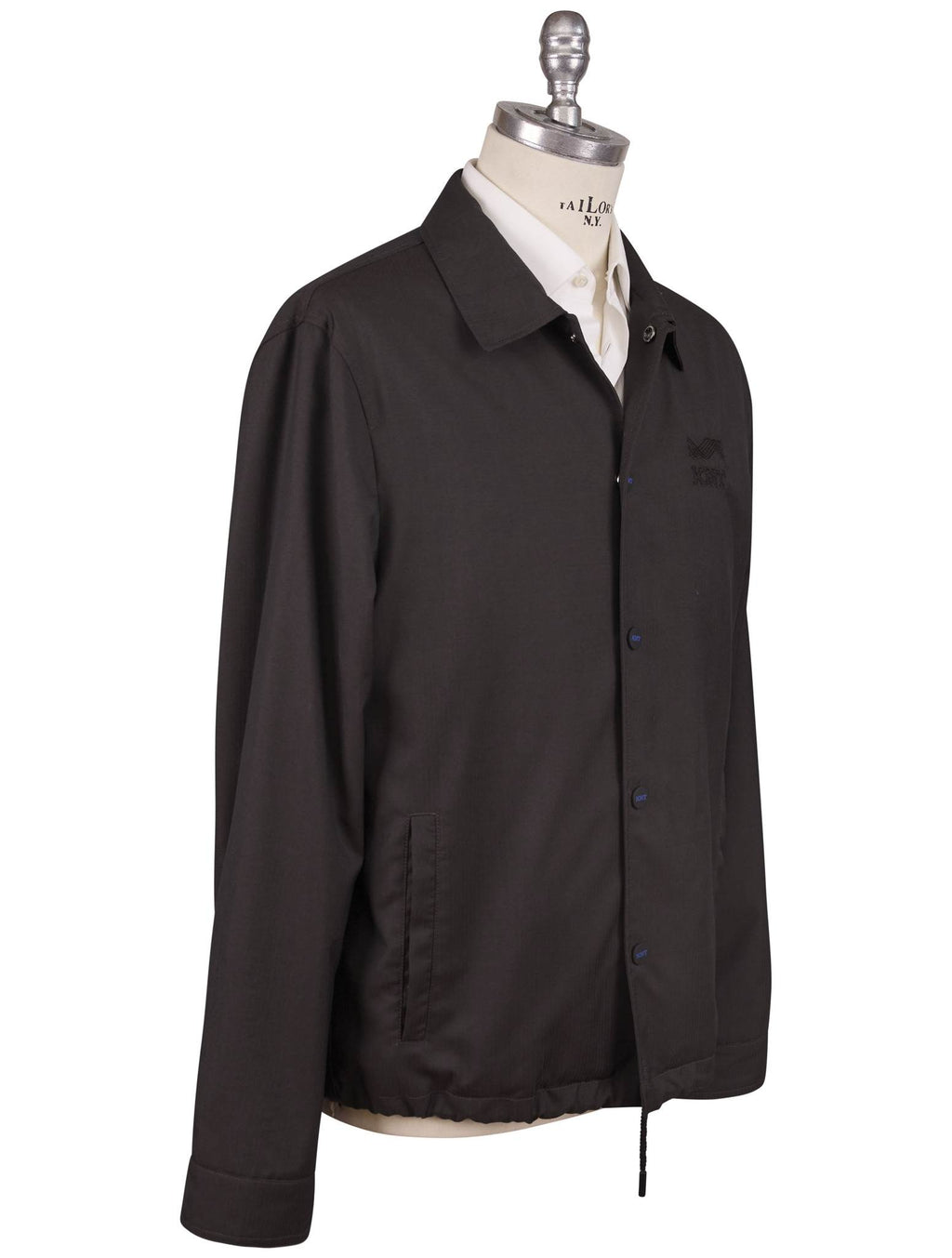 KNT Kiton Knt Brown Virgin Wool Coat Brown 001