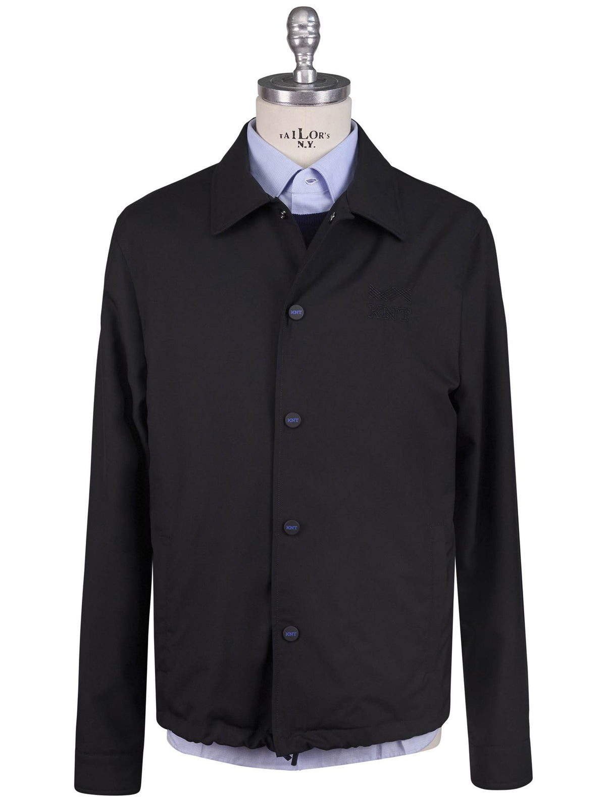 KNT Kiton Knt Black Virgin Wool Coat Black 000