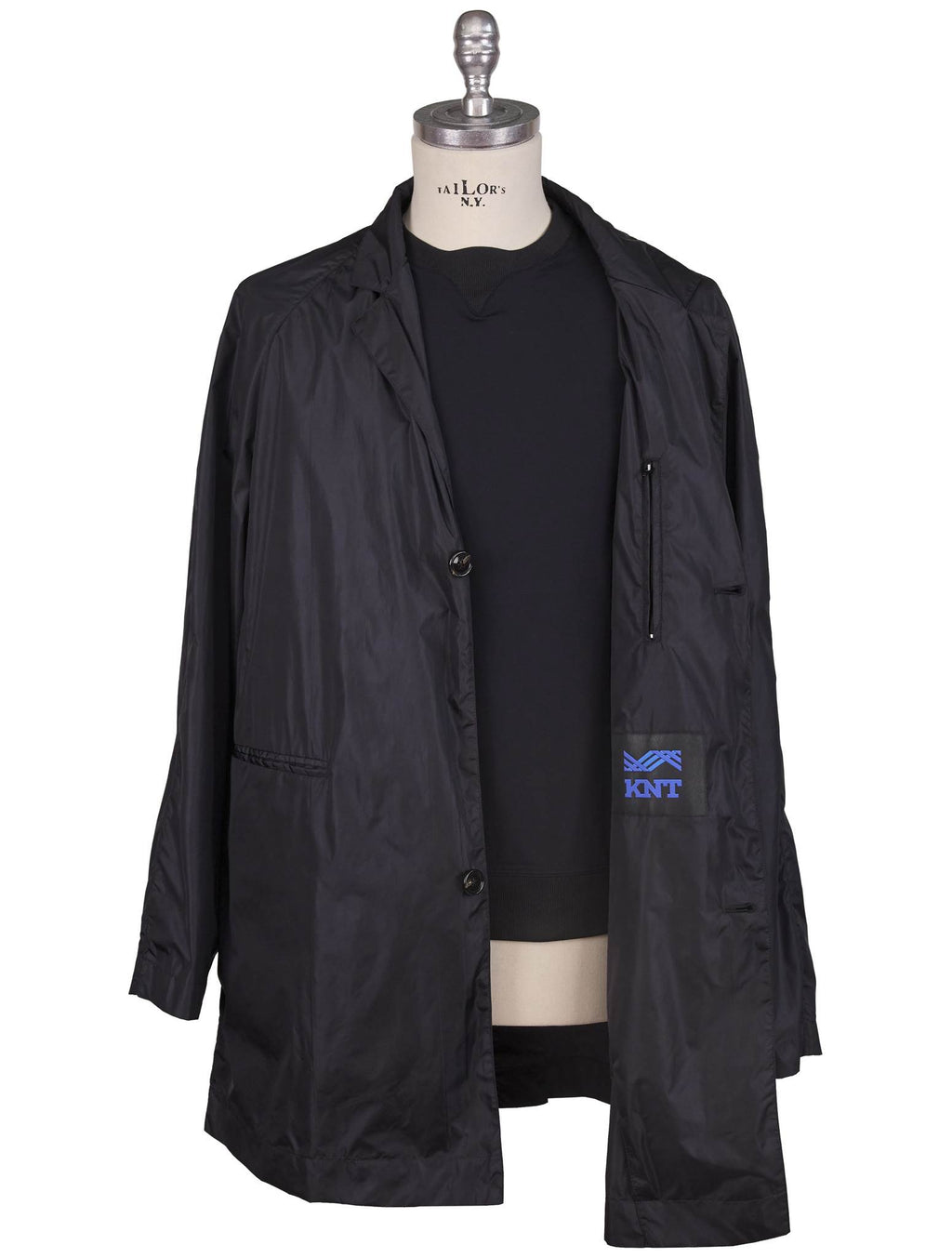 Kiton Knt Black PA Coat
