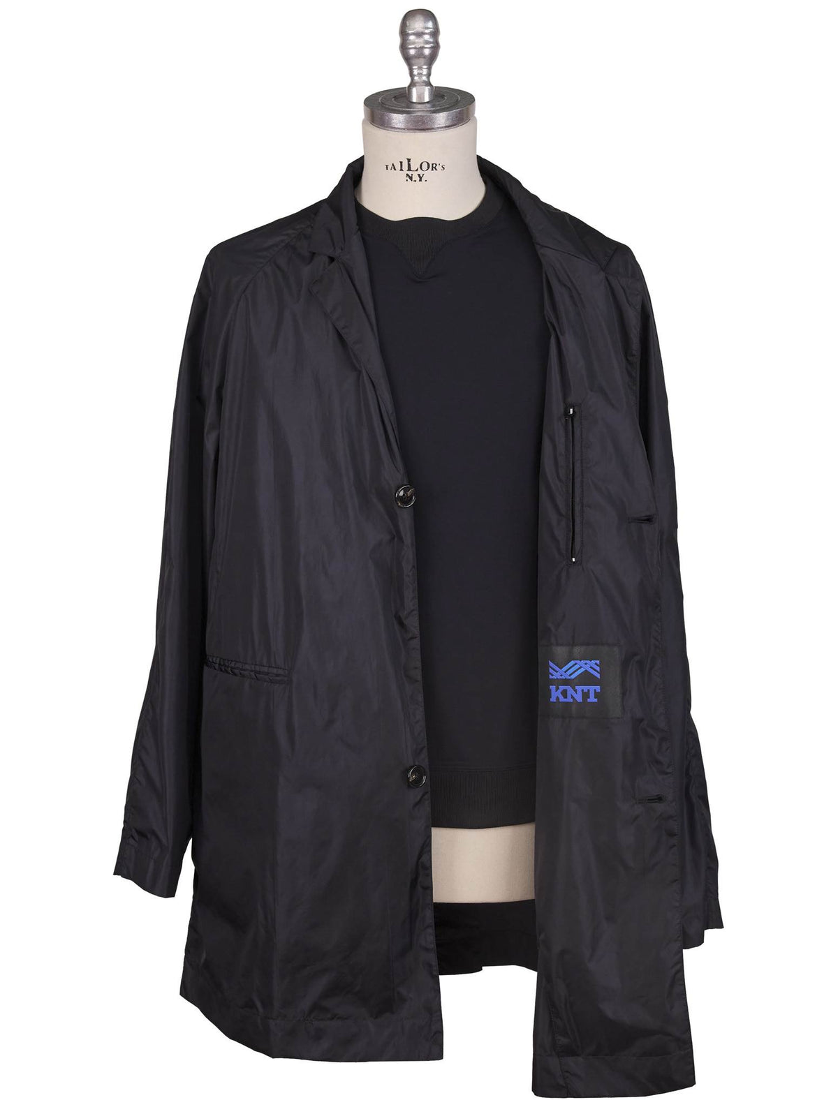 Kiton Knt Black PA Coat