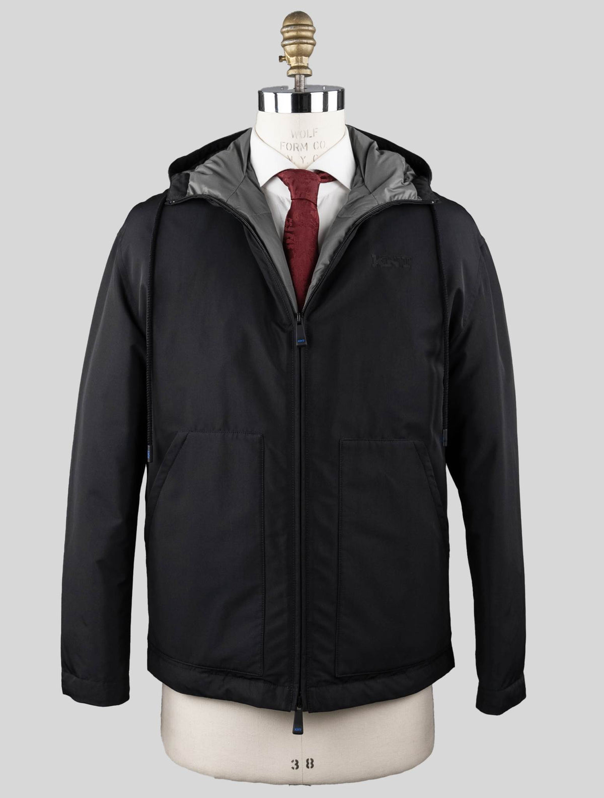 KNT KNT Kiton Black Pl Coat Black 000