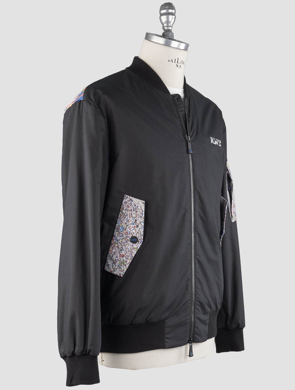 KNT KNT Kiton Black Cotton Coat Special Edition Black 001