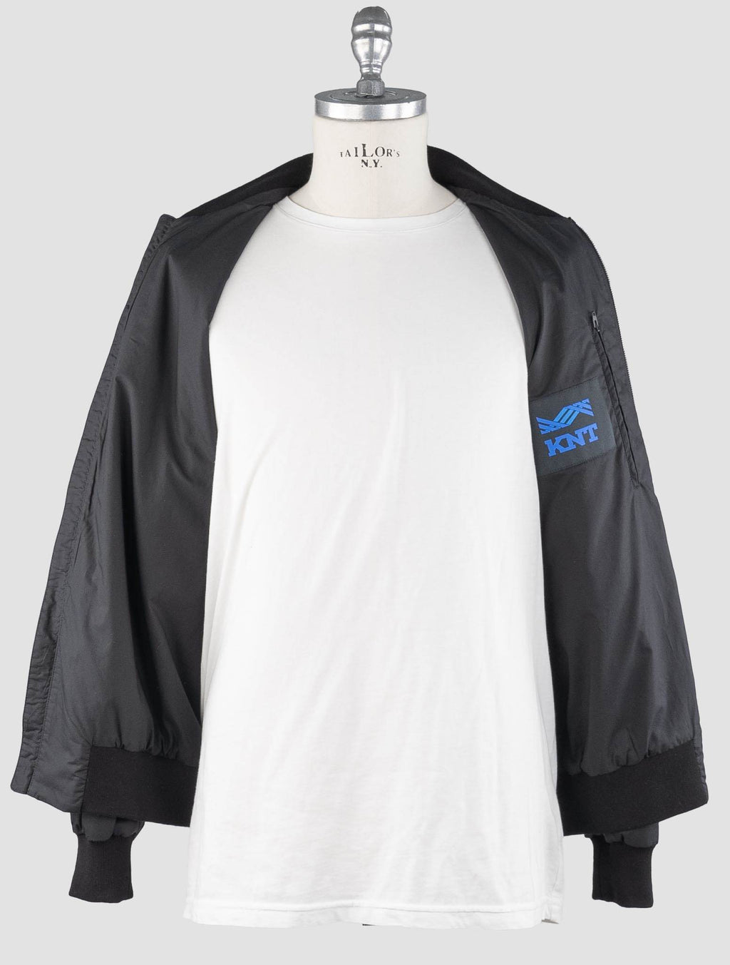 KNT Kiton Black Cotton Coat Special Edition