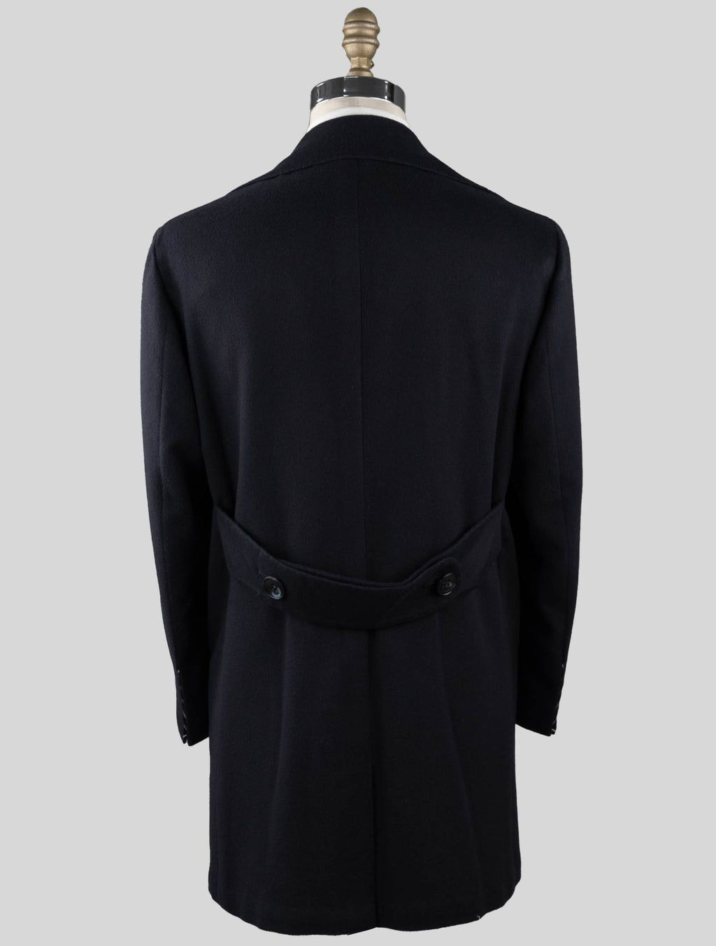 Kiton Blue Vicuna Perù Overcoat