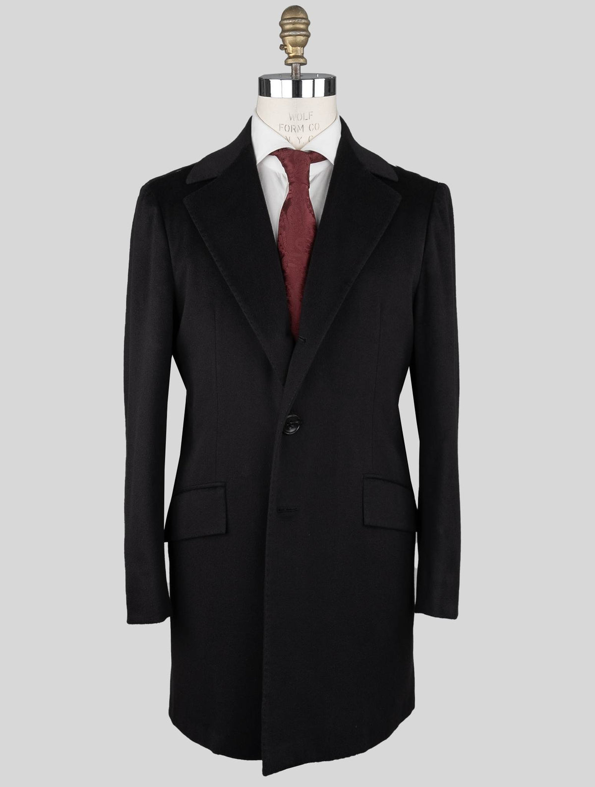 Kiton Kiton  Black Vicuna Perù Overcoat Black 000