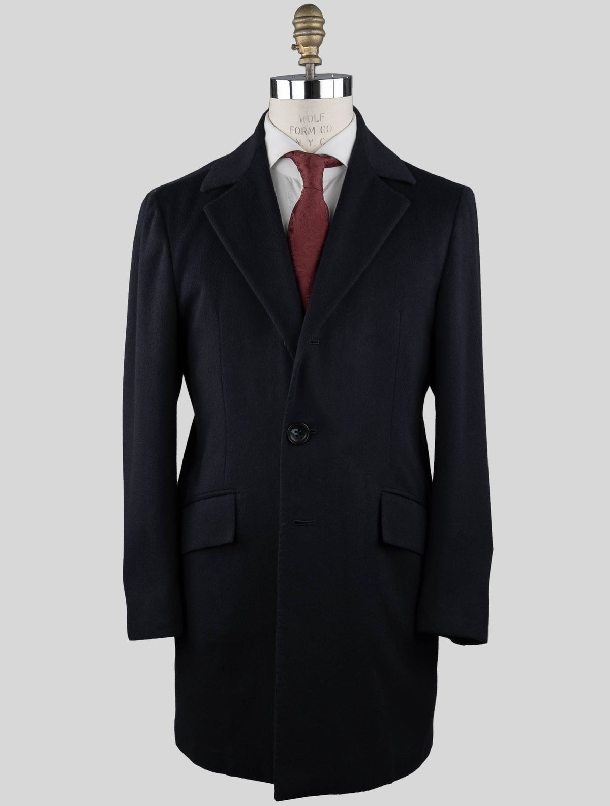 Kiton Kiton  Blue Vicuna Perù Overcoat Blue 000