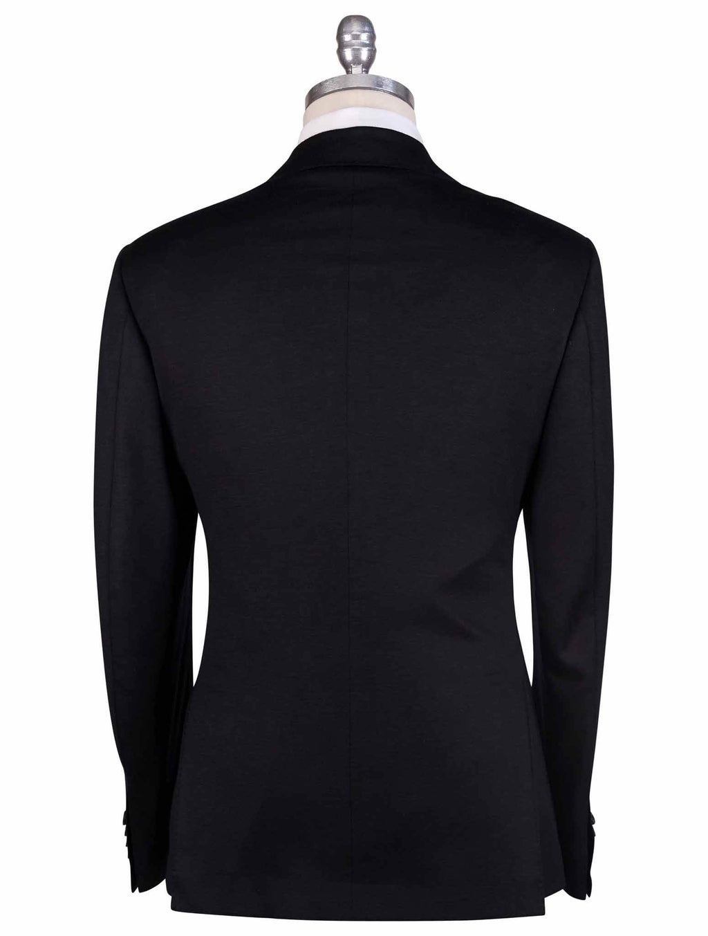 Kiton Knt Black Wool Blazer