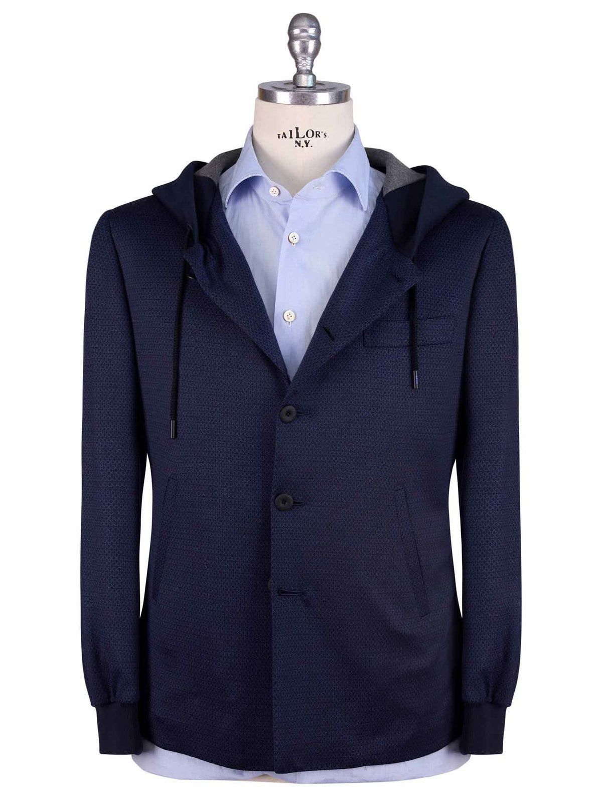 KNT Kiton Knt Blue Wool Blazer Blue 000