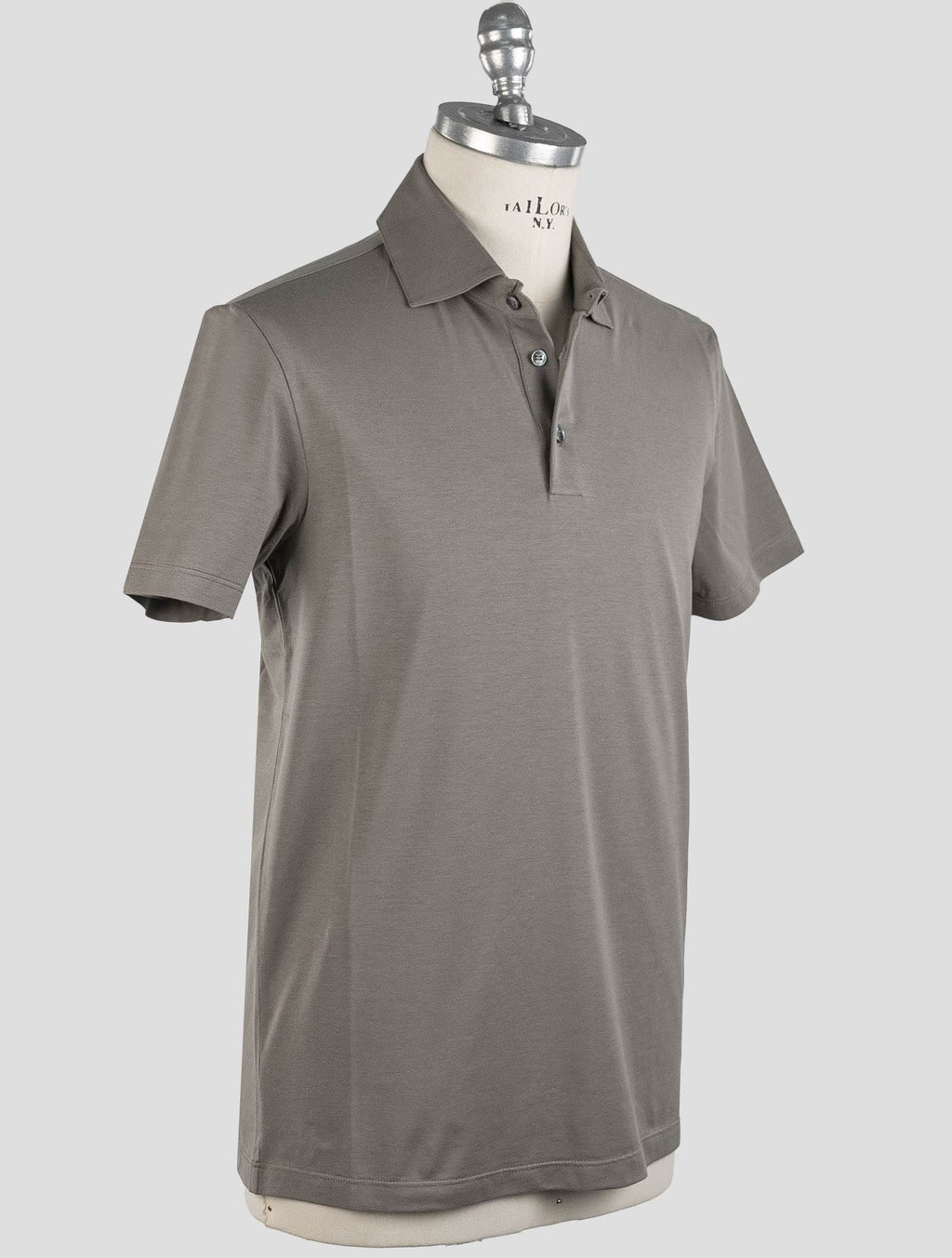 Malo Malo Taupe Cotton Ea Polo Taupe 001