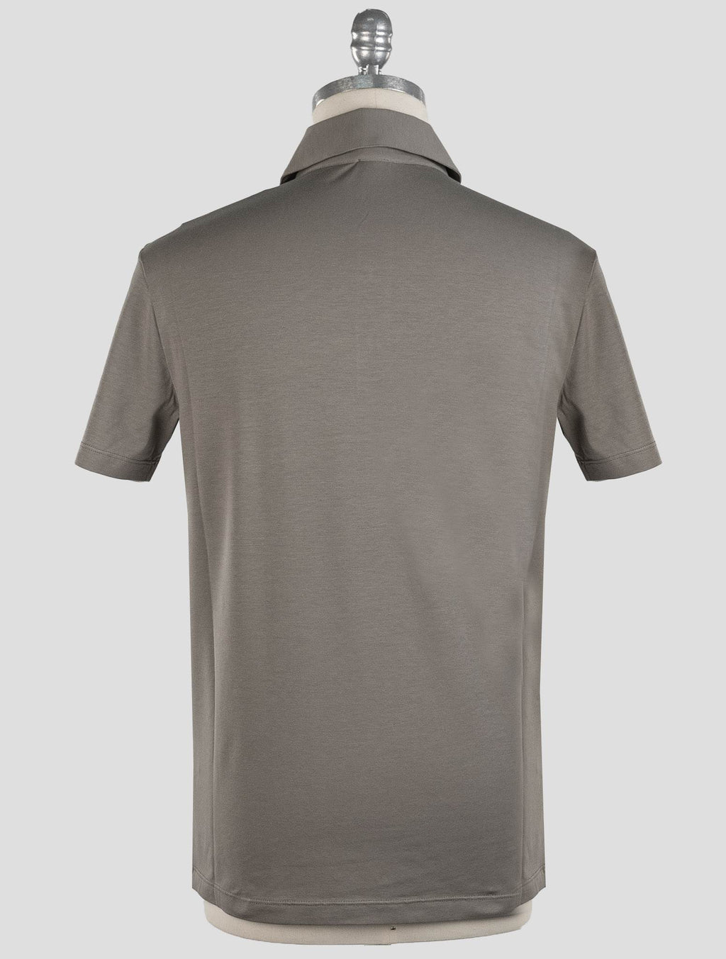 Malo Taupe Cotton Ea Polo