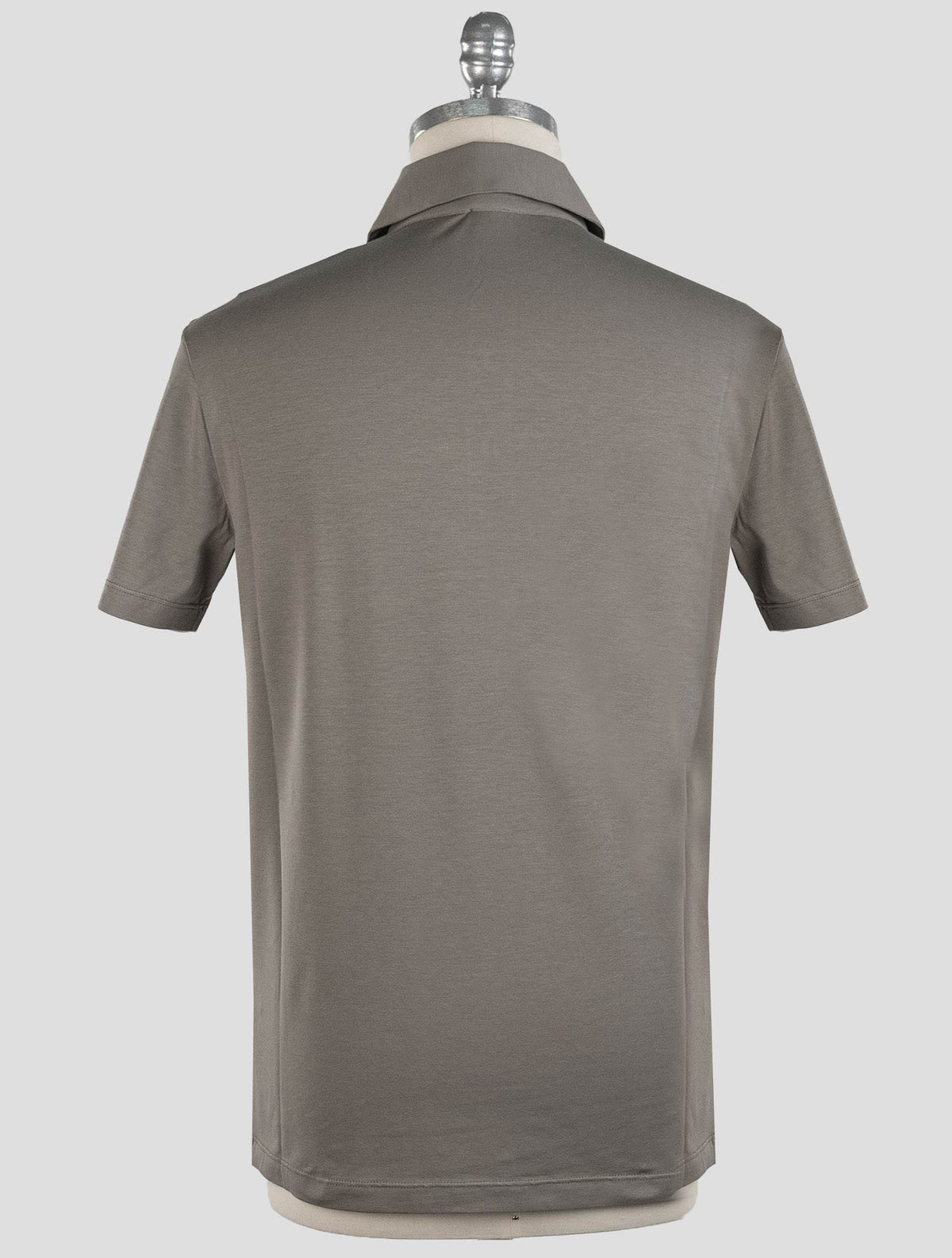 Malo Taupe Cotton Ea Polo