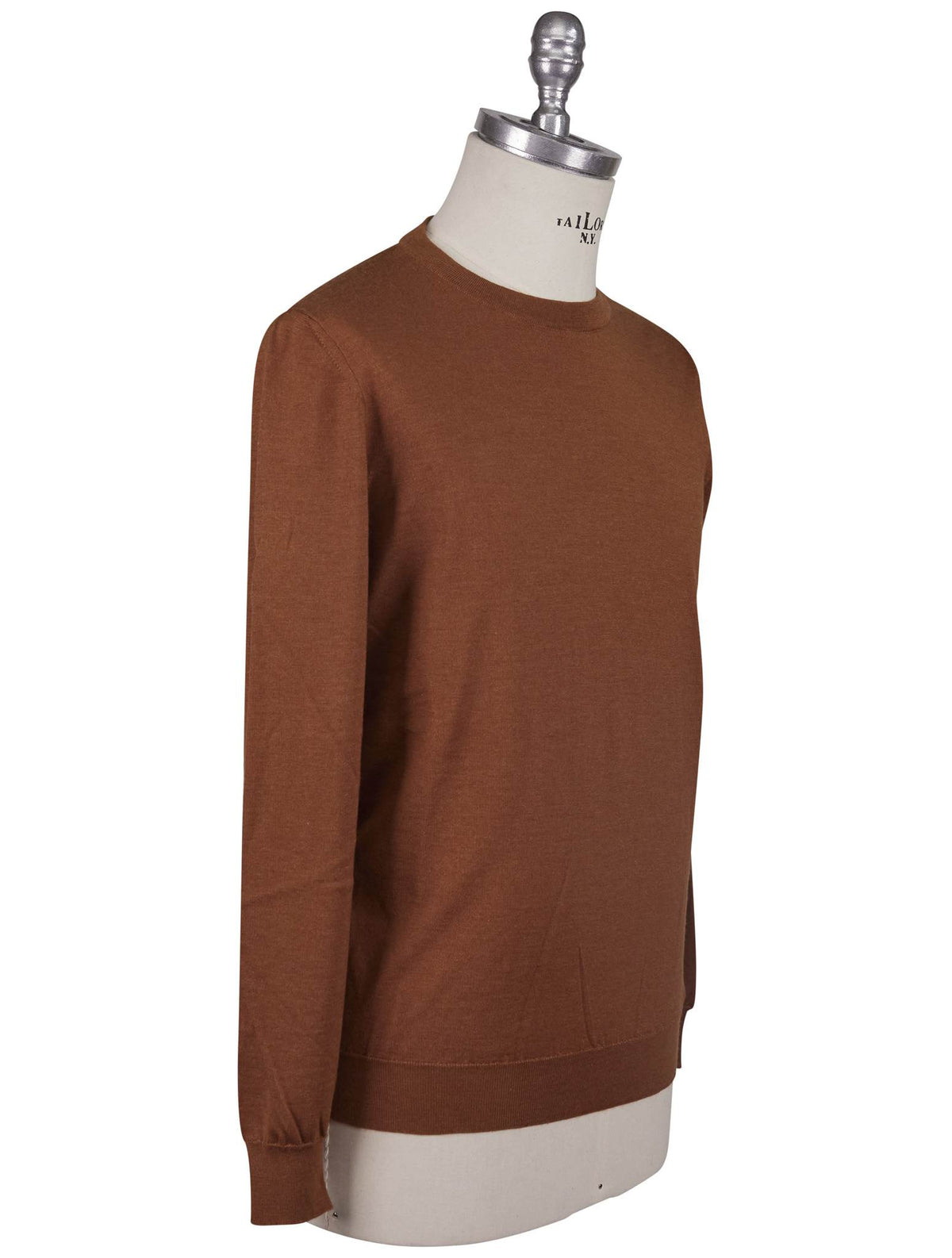 Kiton Kiton Brown Cashmere Silk Sweater Crewneck Brown 001