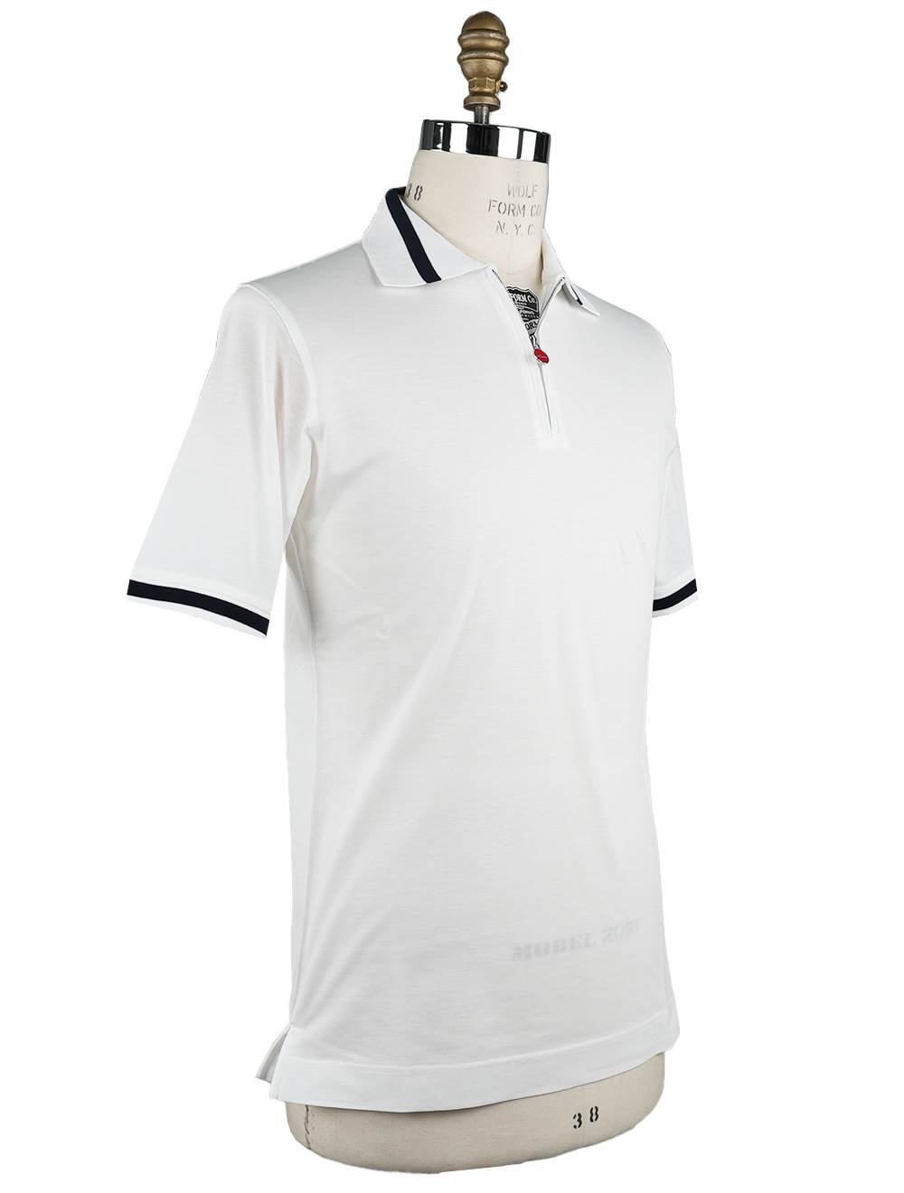 Kiton Kiton White Cotton Polo White 001