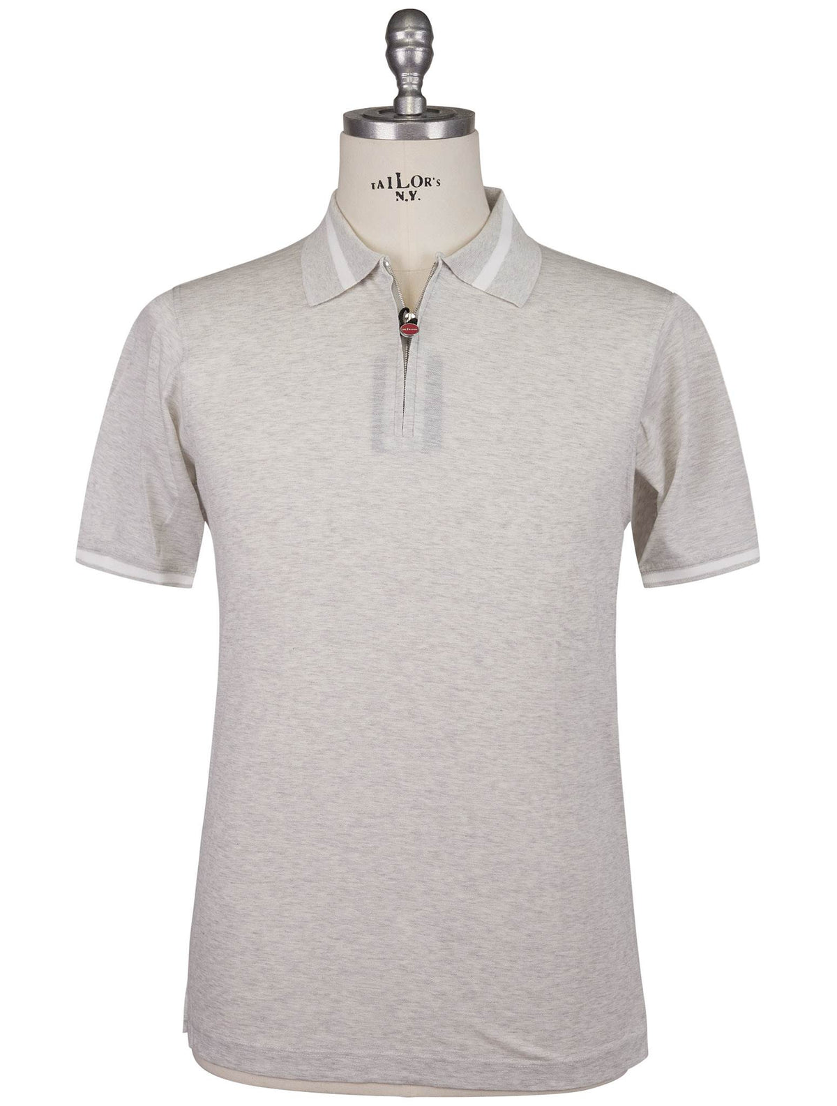 Kiton Kiton Gray Cotton Polo Gray 000