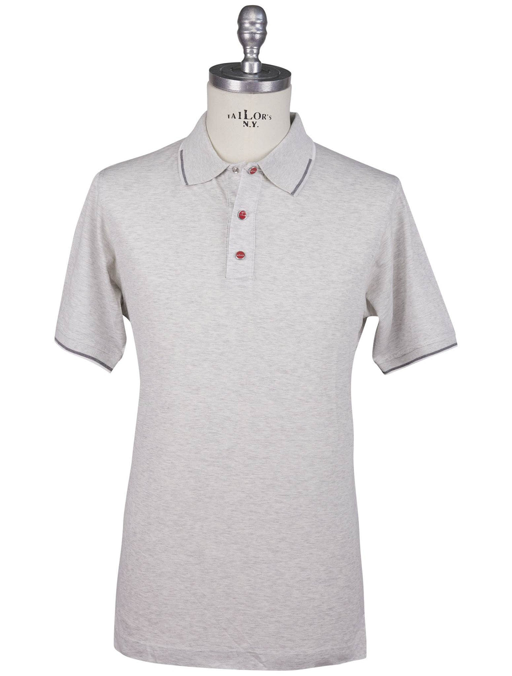 Kiton Kiton Gray Cotton Polo Gray 000