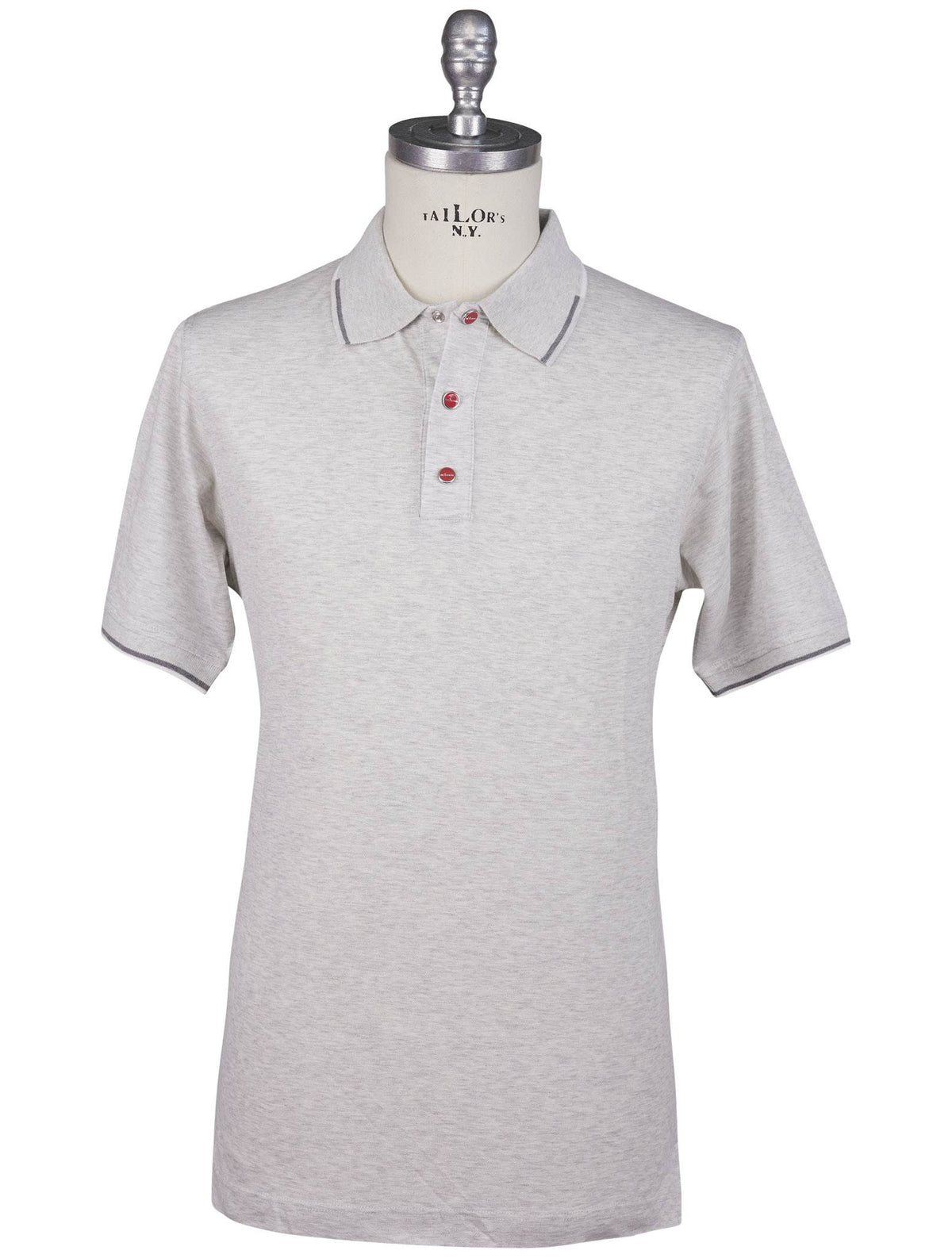 Kiton Kiton Gray Cotton Polo Gray 000