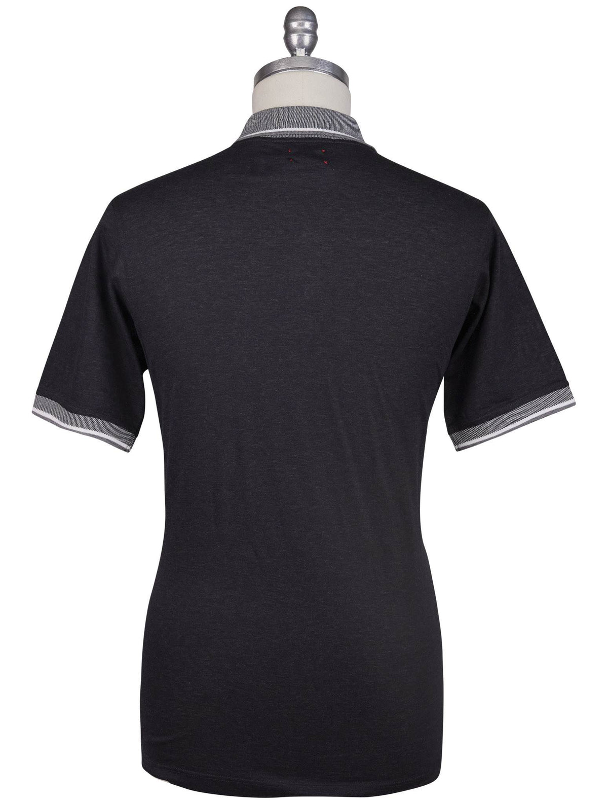 Kiton Dark Gray Cotton Polo