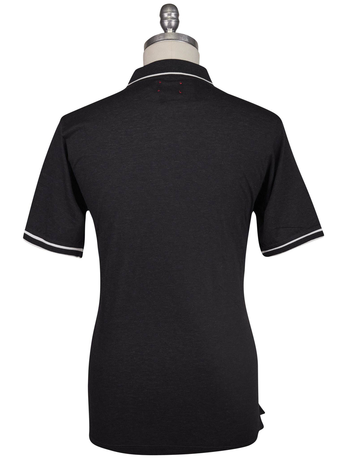 Kiton Dark Gray Cotton Polo