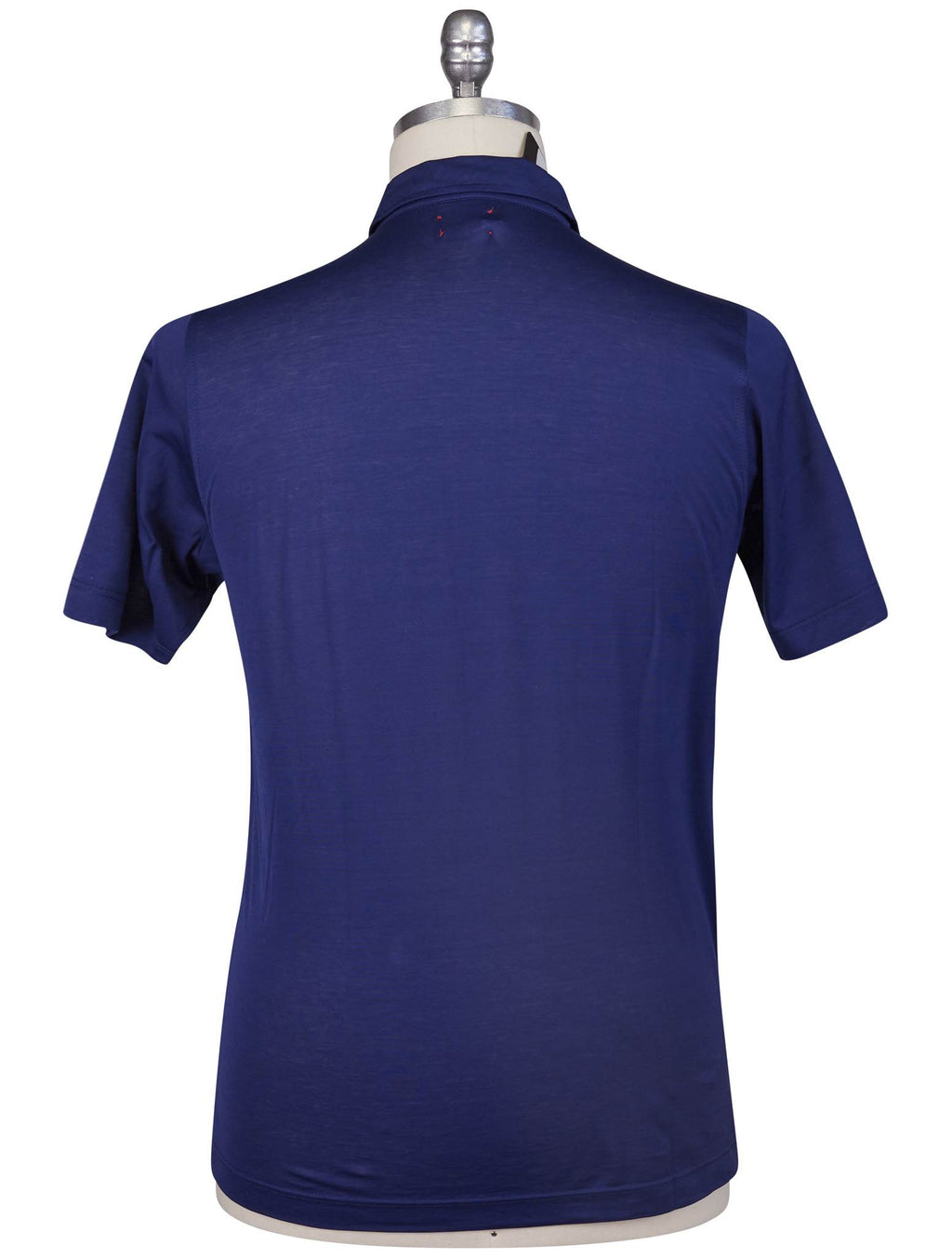 Kiton Blue Cotton Polo