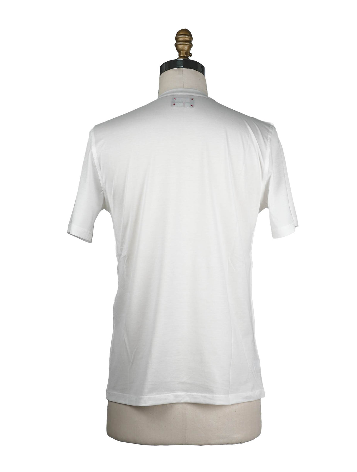 Kiton White Cotton T-Shirt