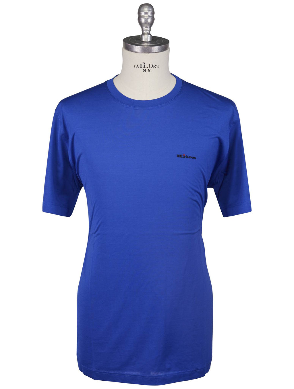 Kiton Kiton Blue Cotton T-Shirt Blue 000
