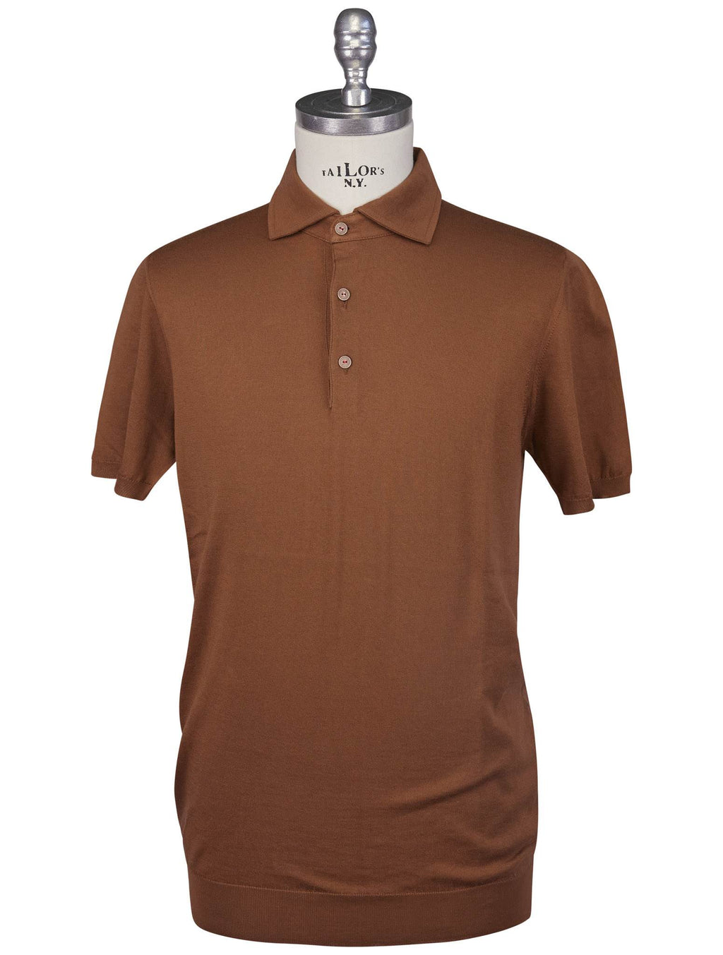 Kiton Kiton Brown Cotton Polo Brown 000