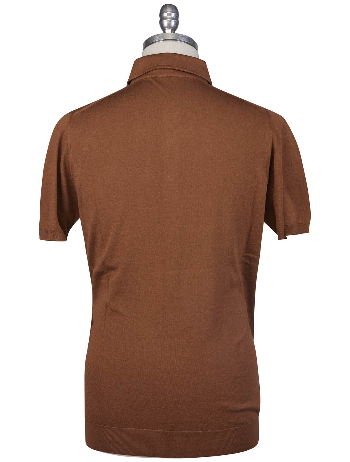 Kiton Brown Cotton Polo