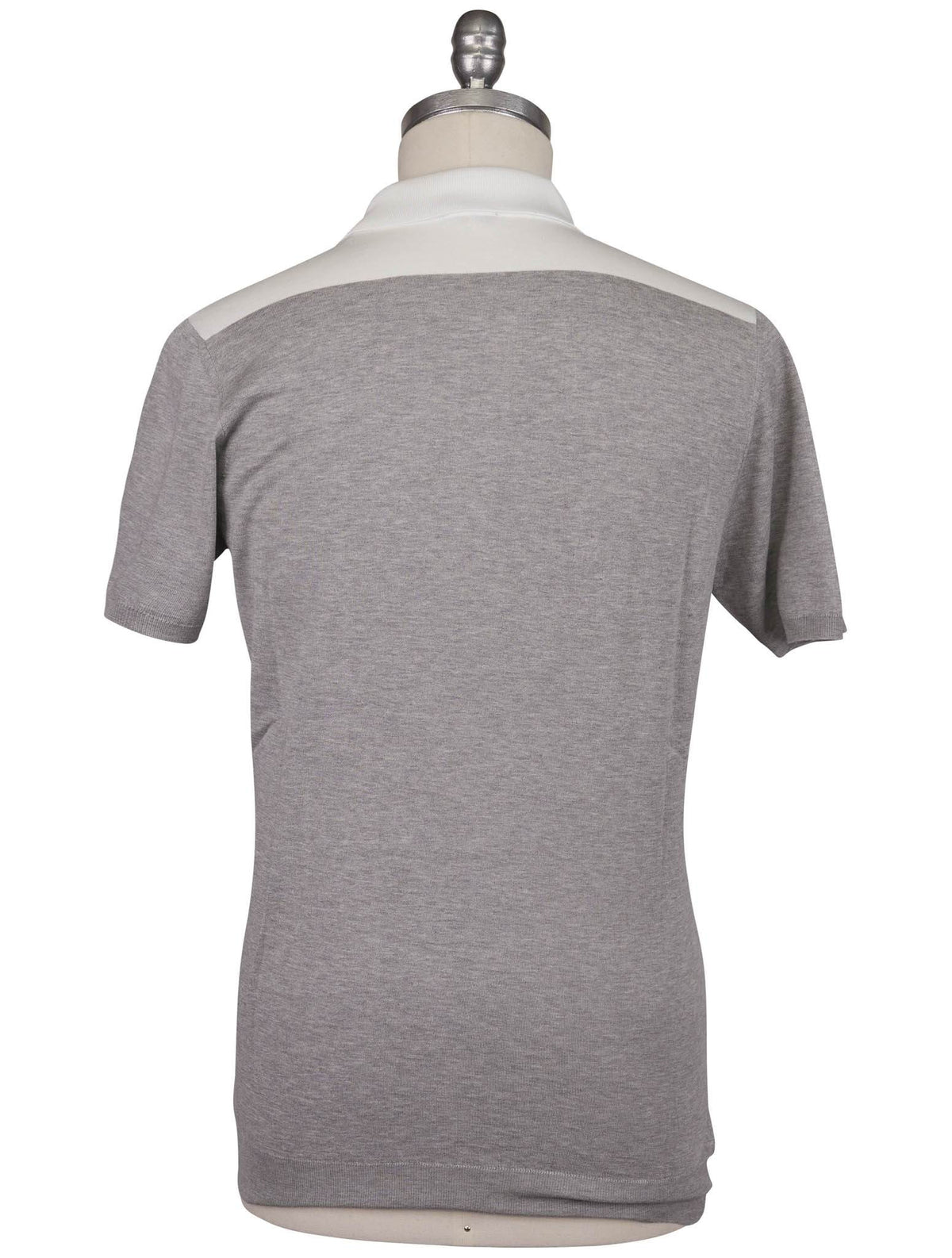 Kiton Gray Cotton Polo